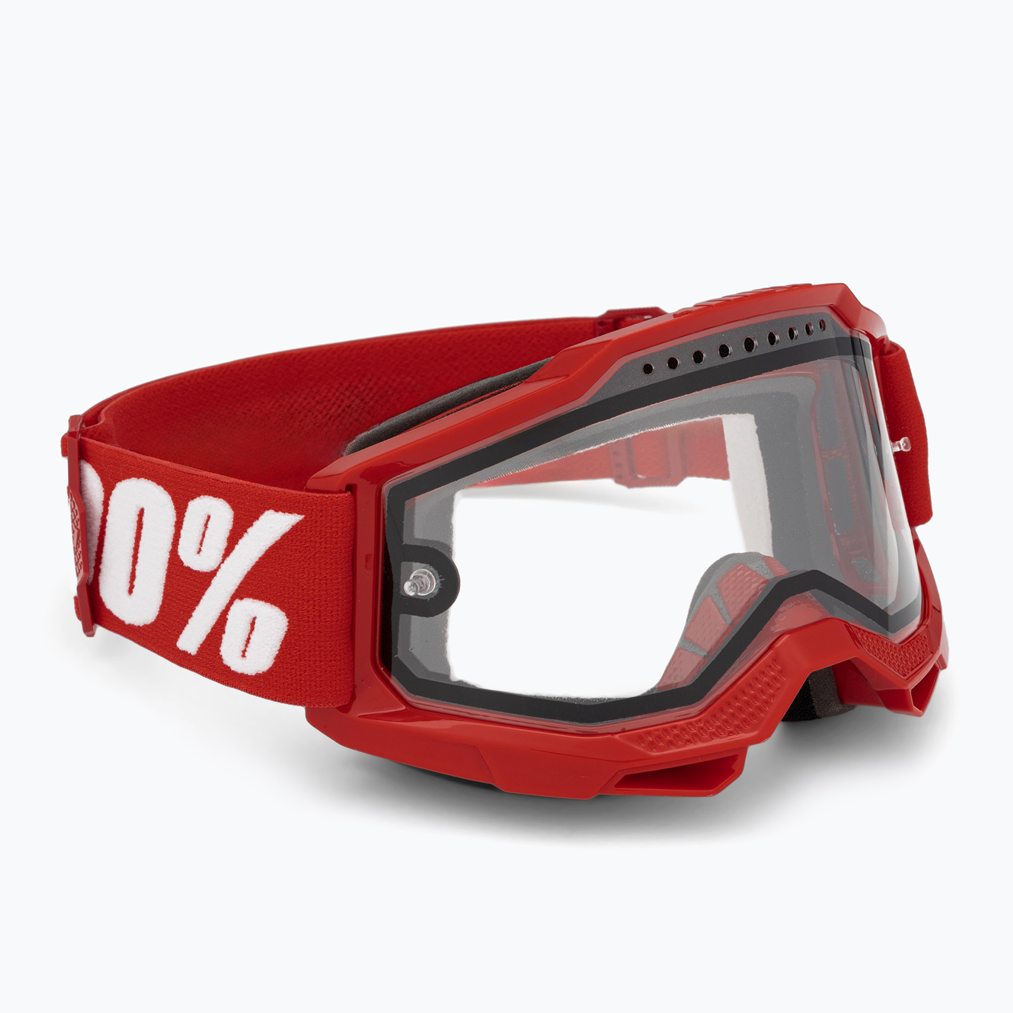Очила за колоездене 100% Accuri 2 Enduro MTB neon/red/clear