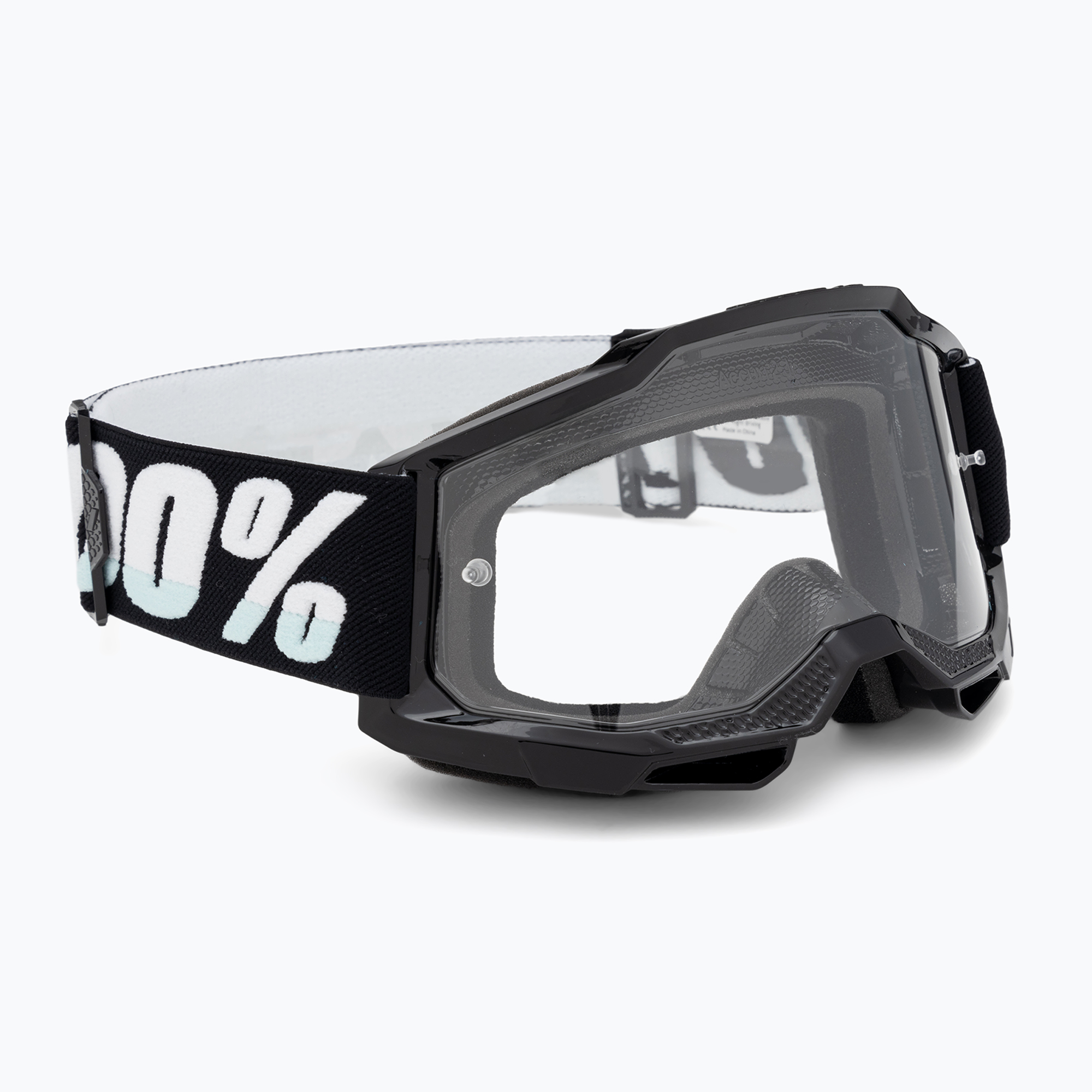 Detské cyklistické okuliare 100% Accuri 2 Junior black/clear (Accuri 2 Junior 50024-00010)