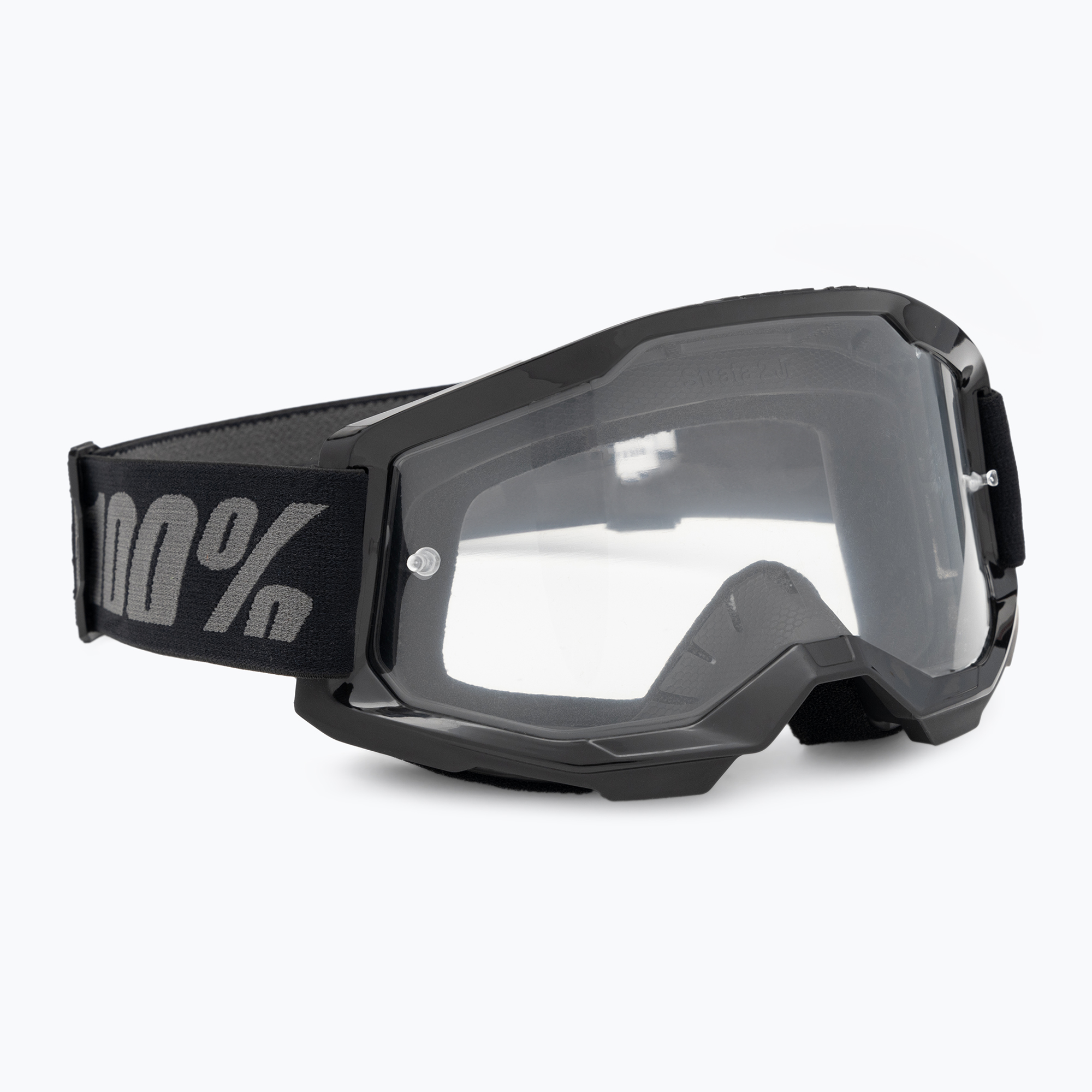 Детски очила за колоездене 100% Strata 2 Junior black/clear