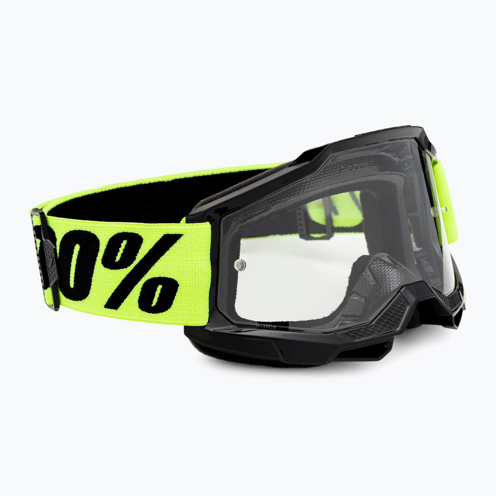 Occhiali da ciclismo 100% Accuri 2 giallo neon/chiaro (Accuri 2 50013-00040)