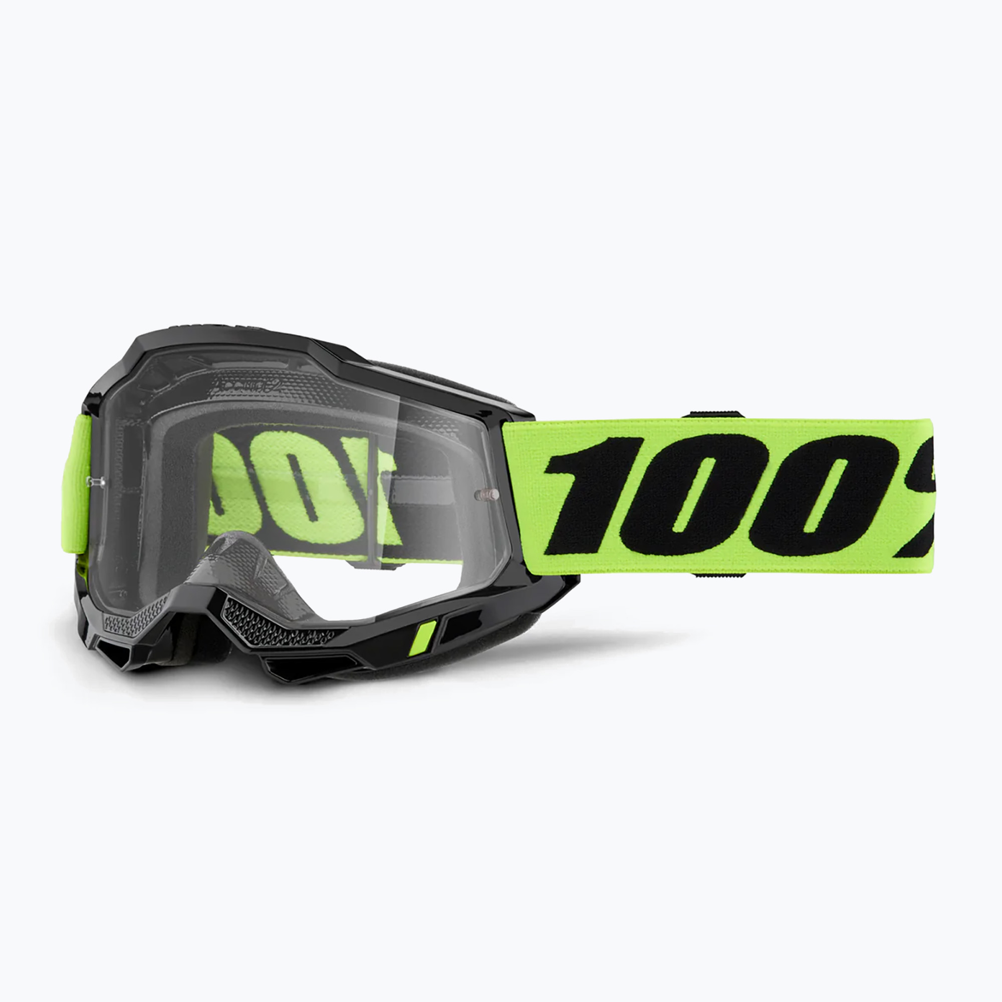 Велосипедна маска 100% Accuri 2 OTG neon yellow/clear
