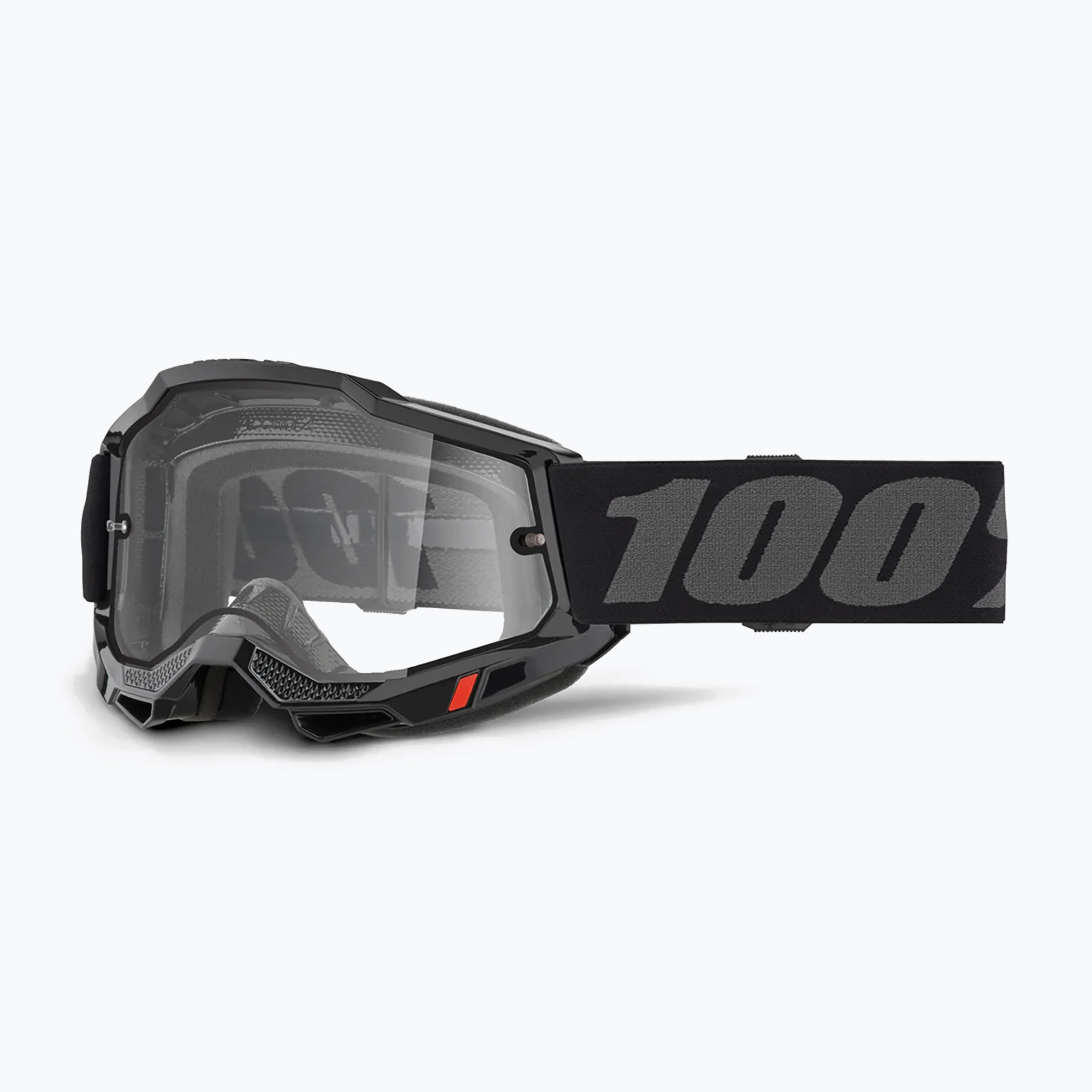 Детска велосипедна маска 100% Accuri 2 Junior black/clear