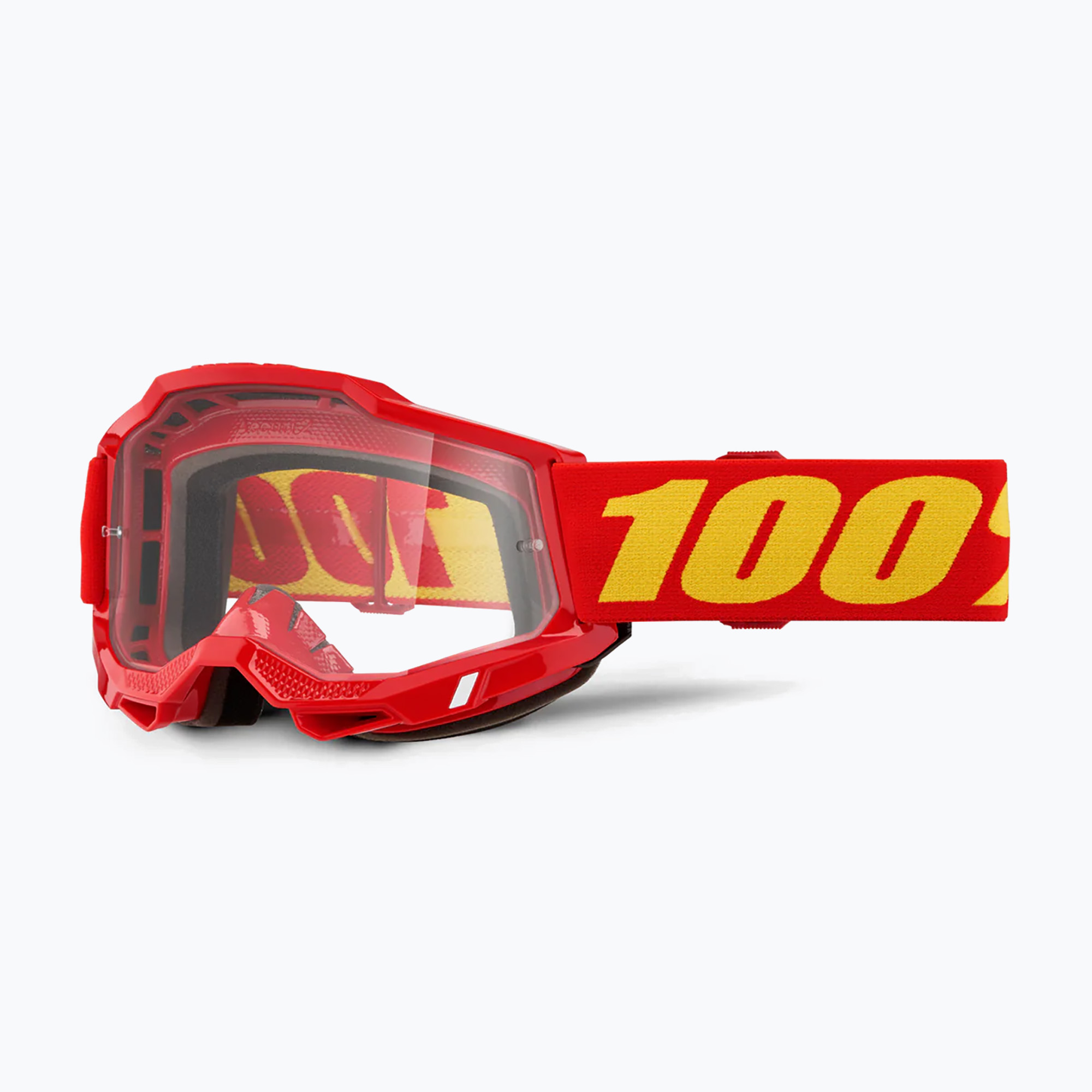 Detské cyklistické okuliare 100% Accuri 2 Junior red/clear (Accuri 2 Junior 50024-00013)