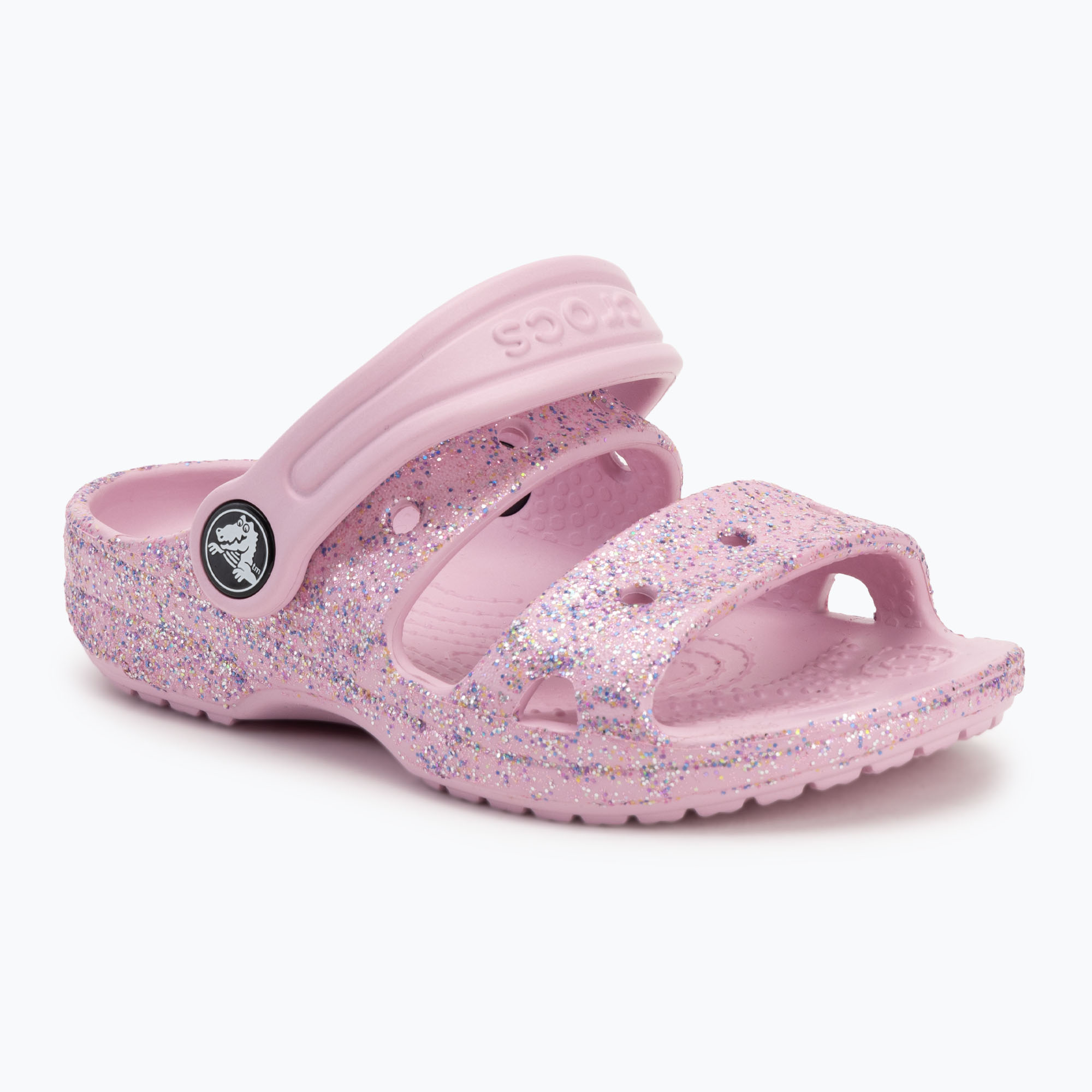 Crocs Classic Glitter Sandal Toddler sandali arcobaleno