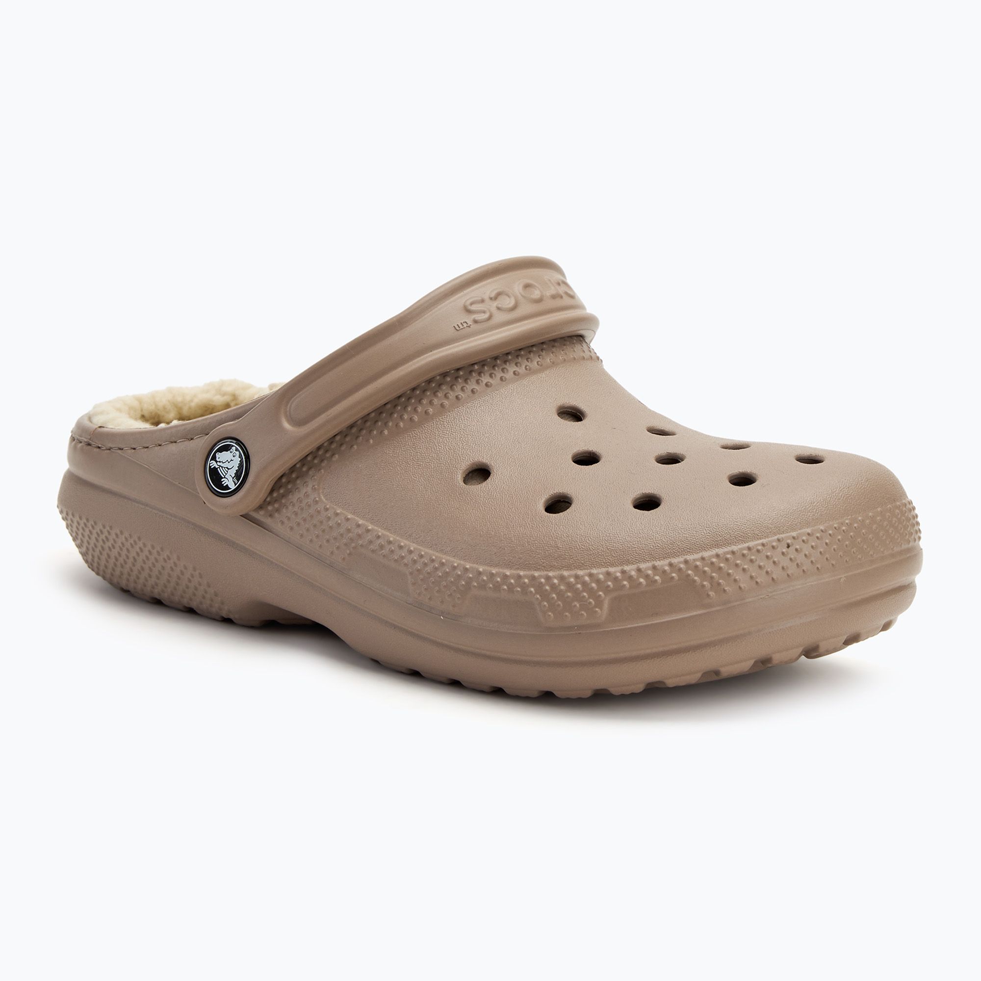 Klapki Crocs Classic Lined Clog mushroom/bone 