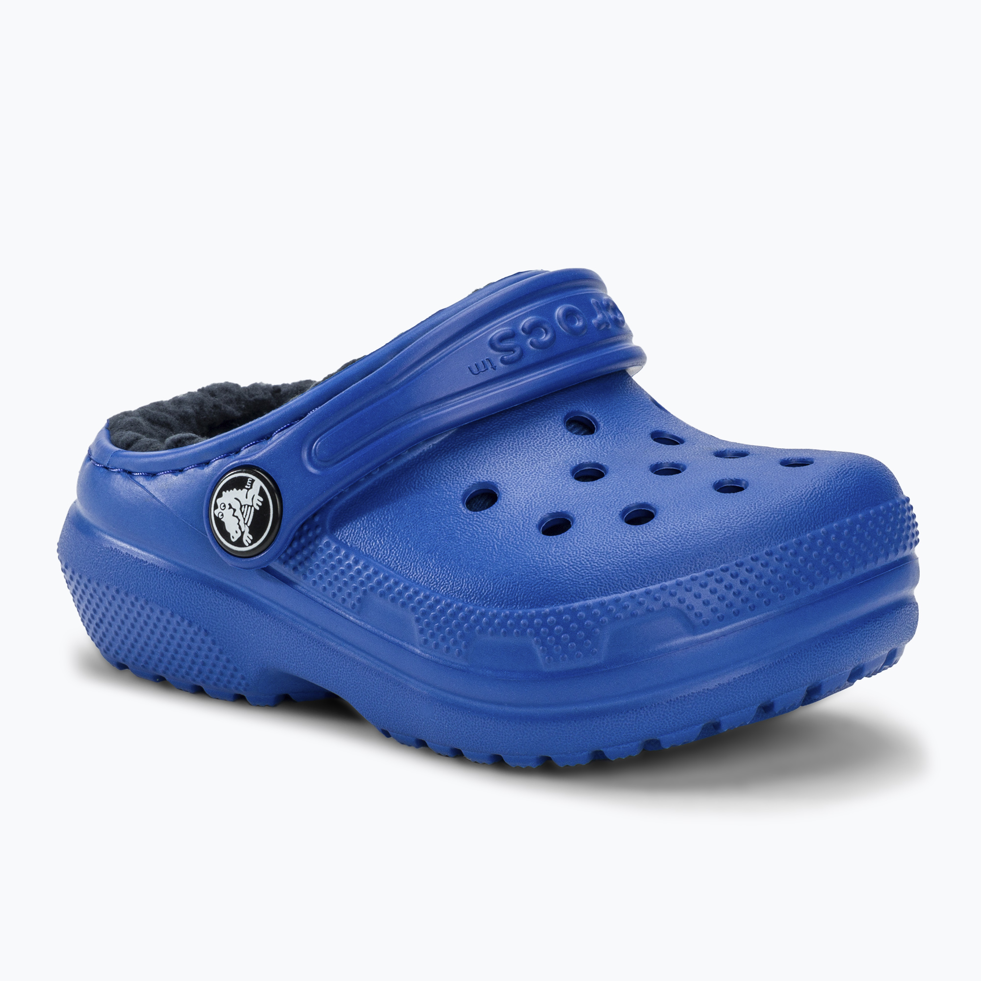 Crocs Classic Lined blue bolt children's slides (22-23 EU)