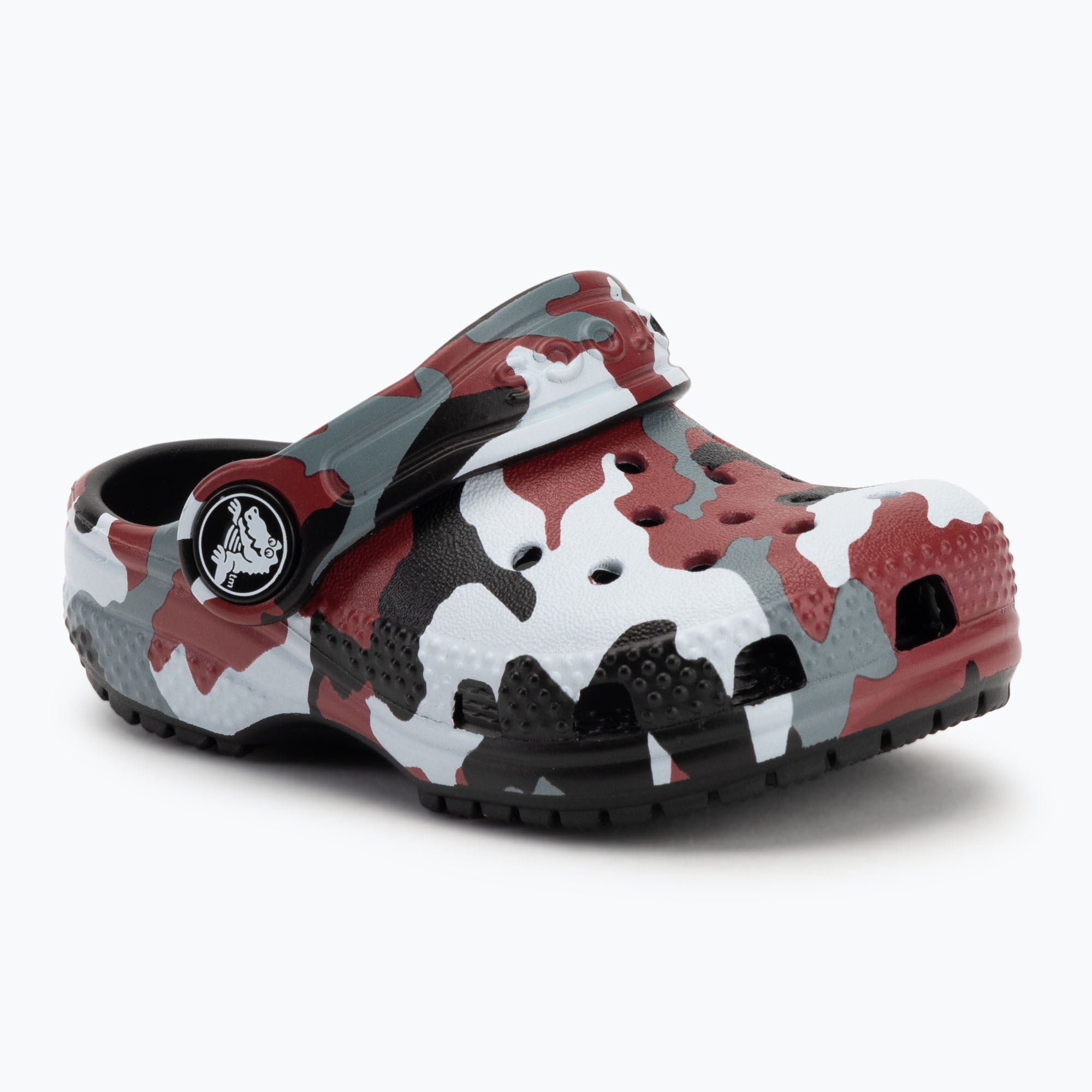 Crocs Classic Camo Clog Toddler джапанки black/red