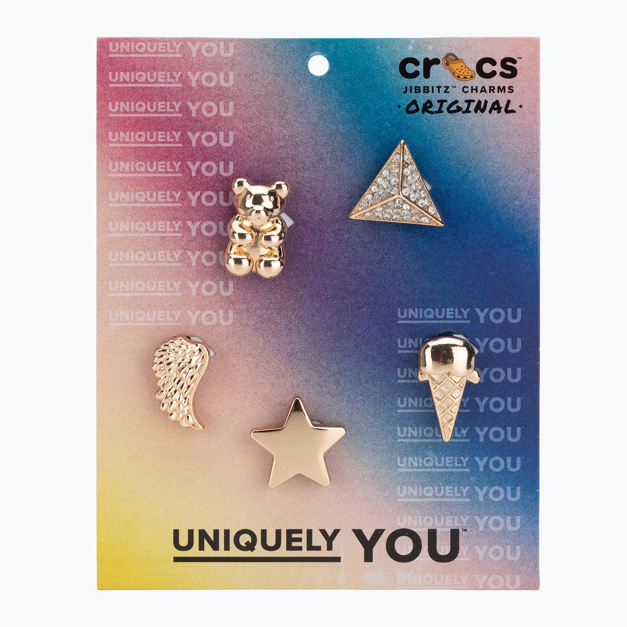 Insigne Crocs Gold Icons gold icons 5 pack