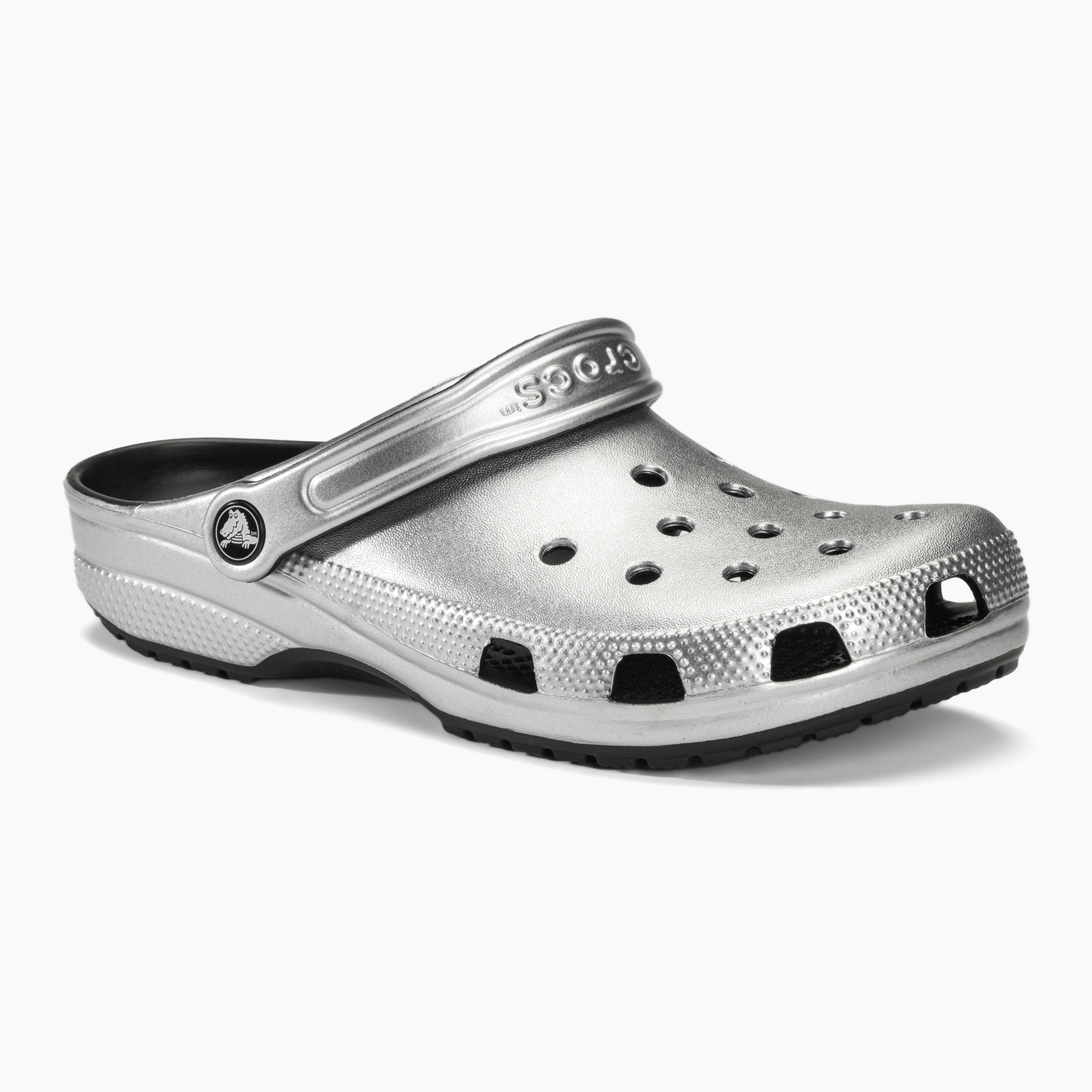 Klapki Crocs Classic silver/metallic 