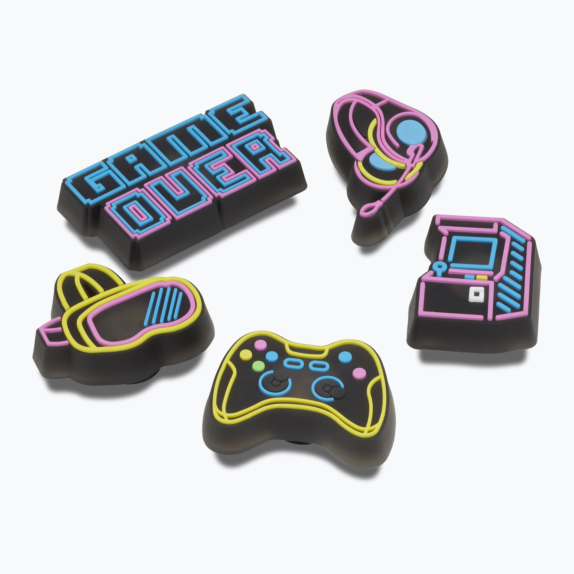 Значки Crocs Lights Up Neon Gamer lights up neon gamer 5 pack