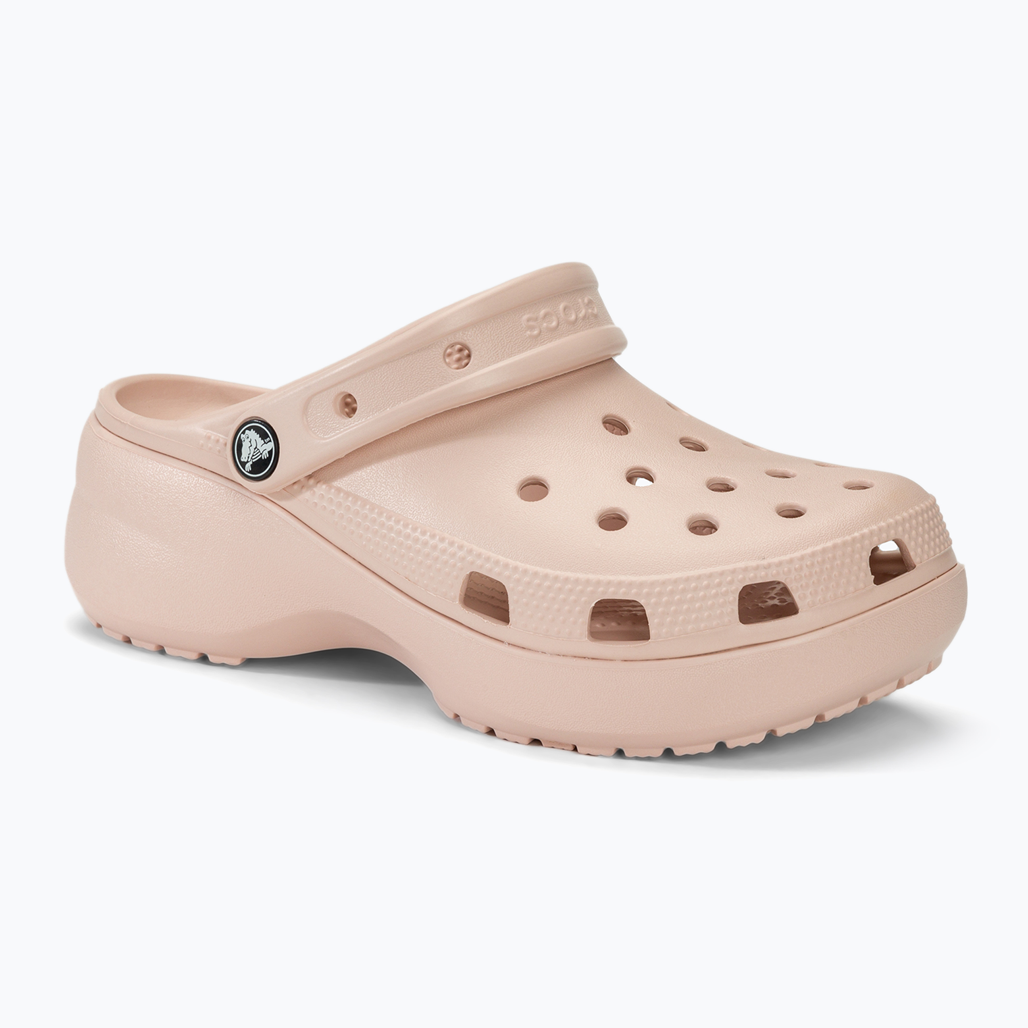 Klapki damskie Crocs Classic Platform Clog quartz 