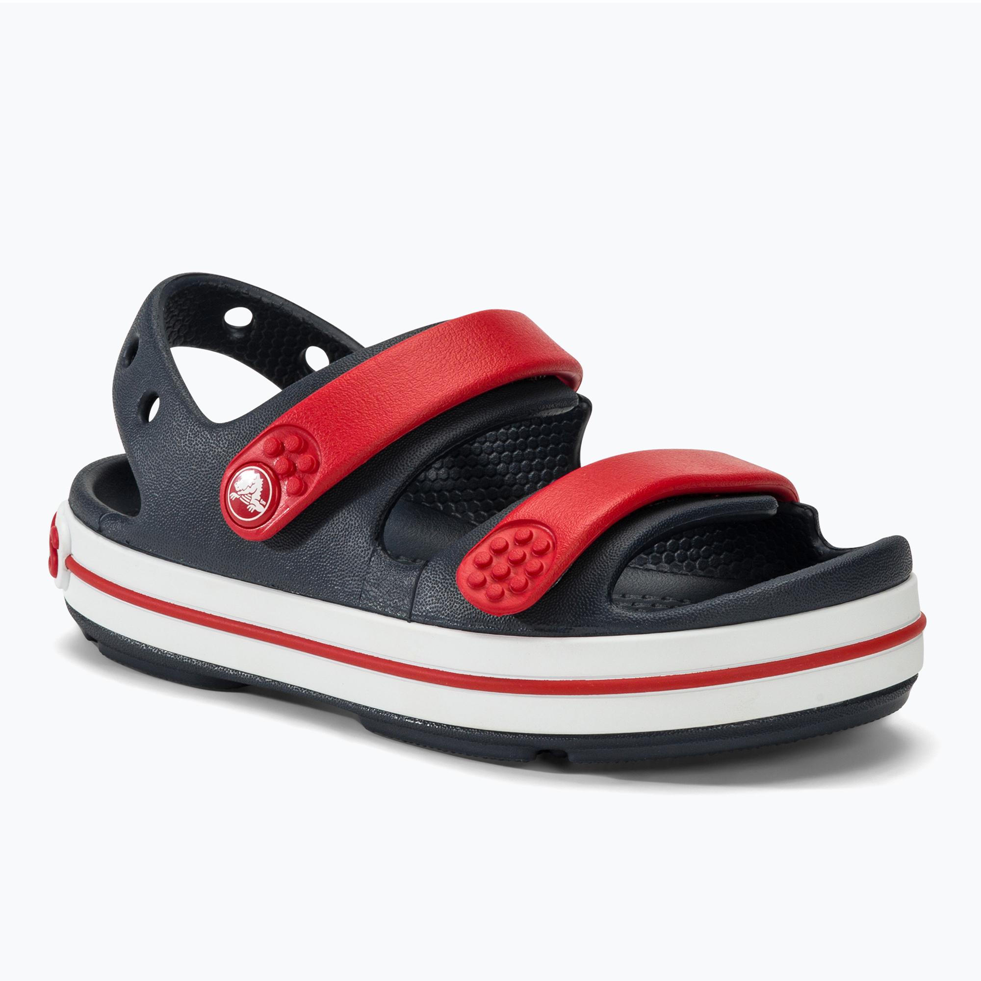 Sandały dziecięce Crocs Crocband Cruiser Toddler navy/varsity red 