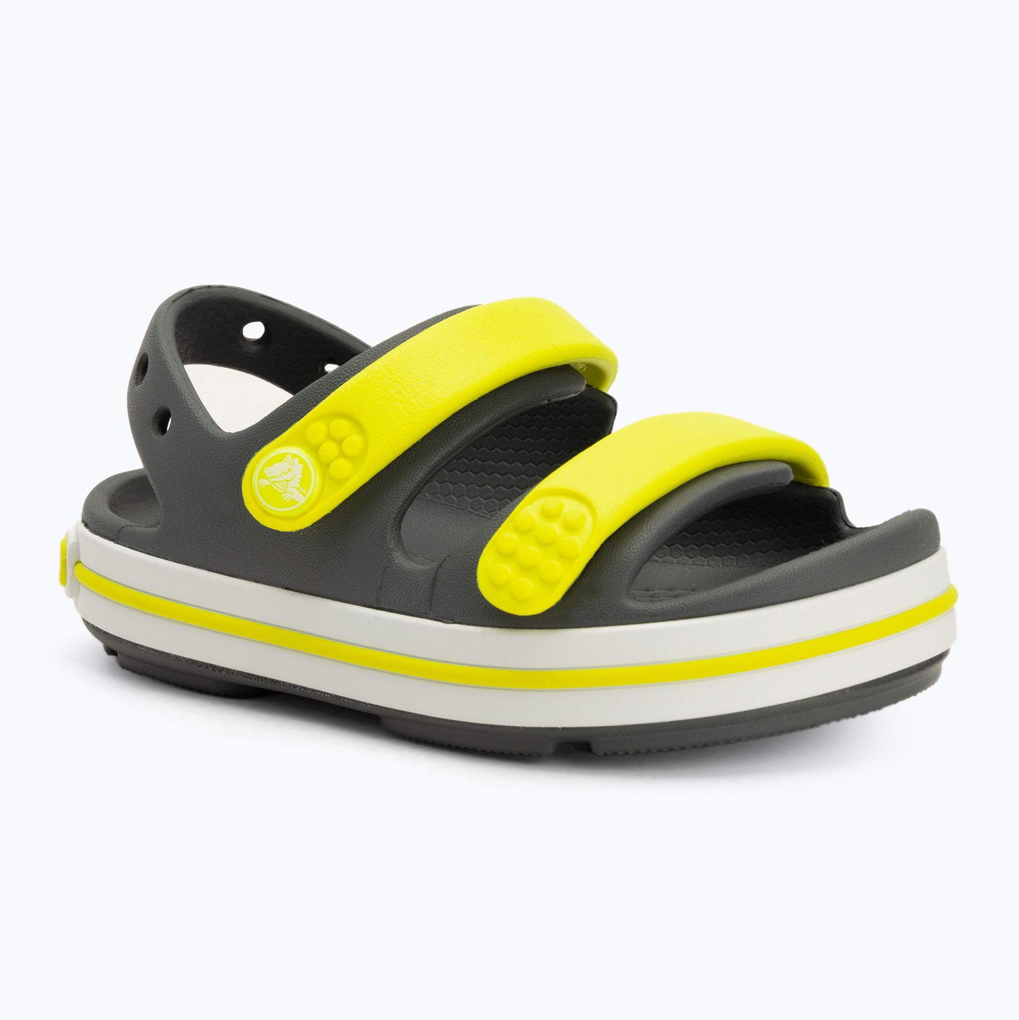Sandały dziecięce Crocs Crocband Cruiser Toddler slate grey/acidity 