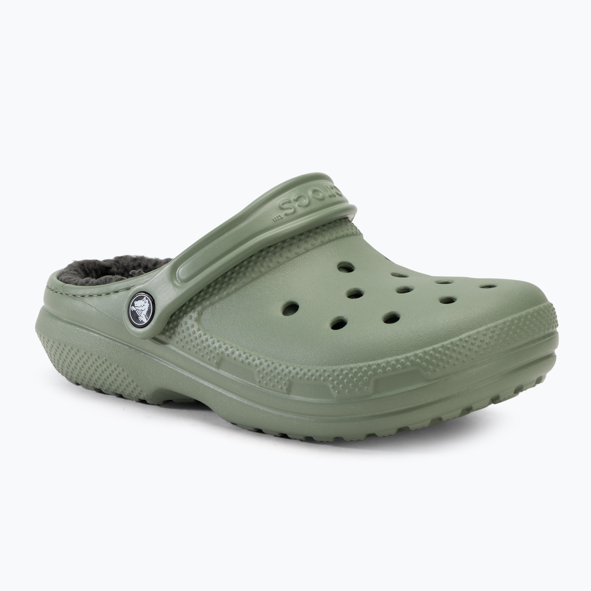 Klapki Crocs Classic Lined Clog moss/multi 