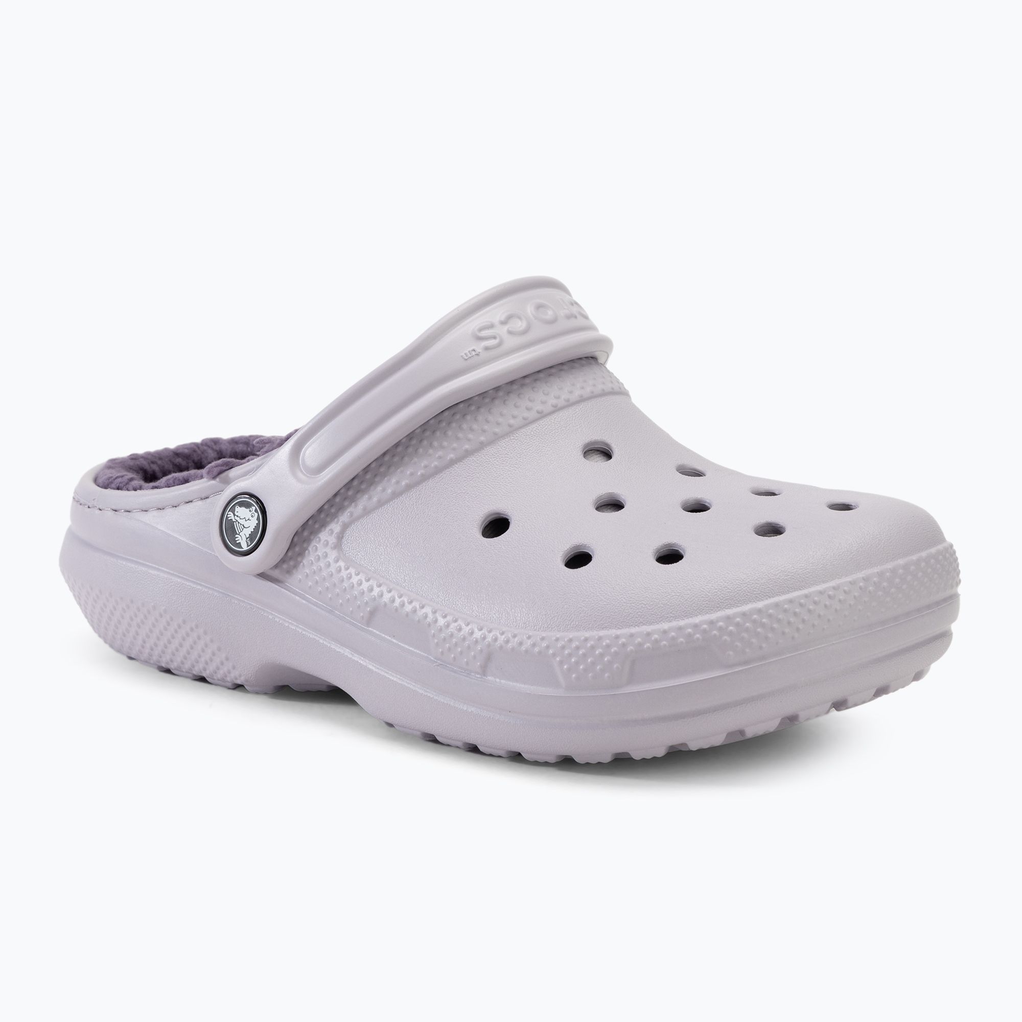 Klapki Crocs Classic Lined Clog mauve mist/mauve mist 