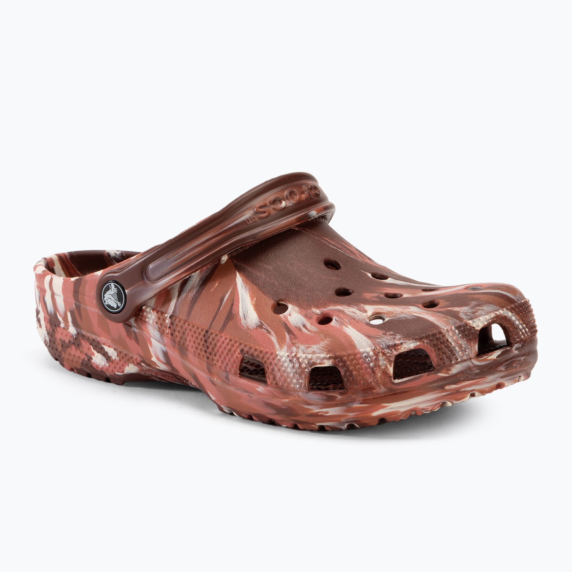 Klapki Crocs Classic Marbled Clog dark clay/multi 