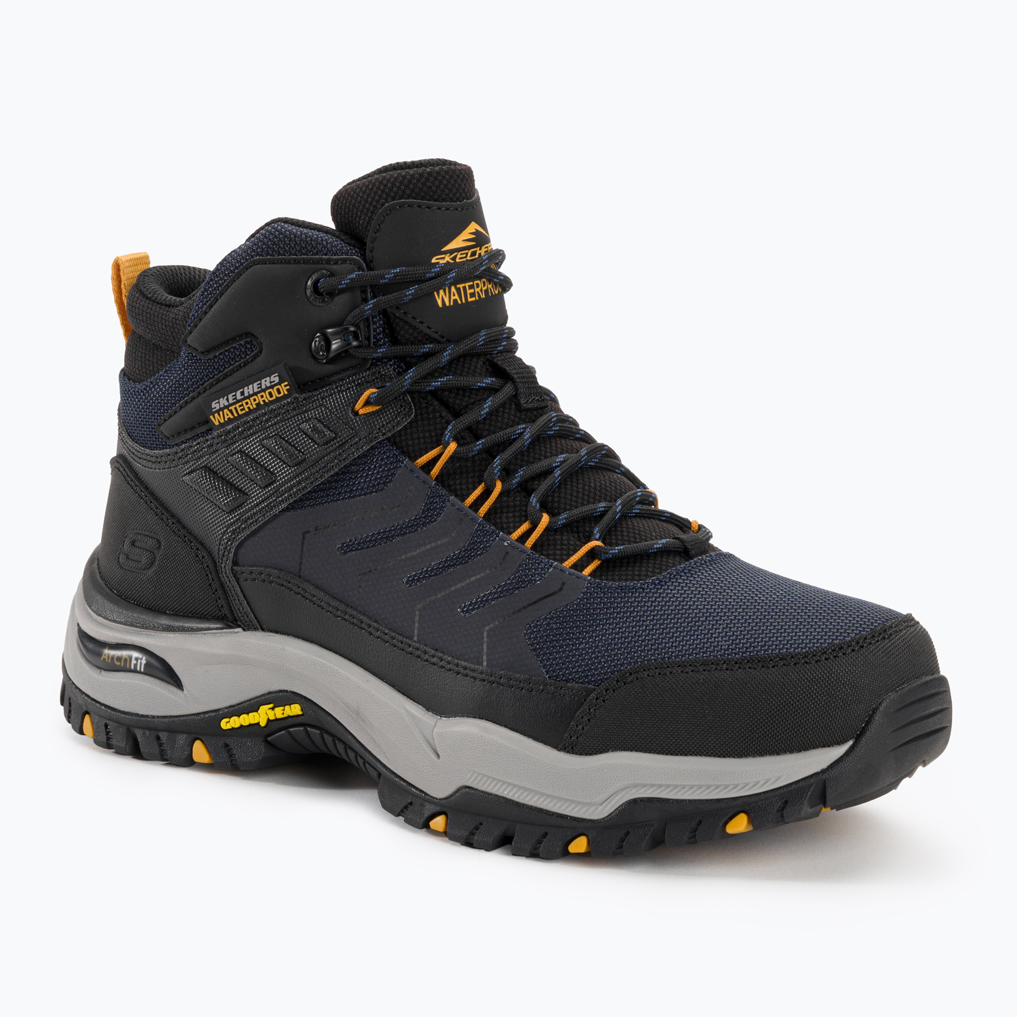 Buty męskie SKECHERS Arch Fit Dawson Raveno navy/black 