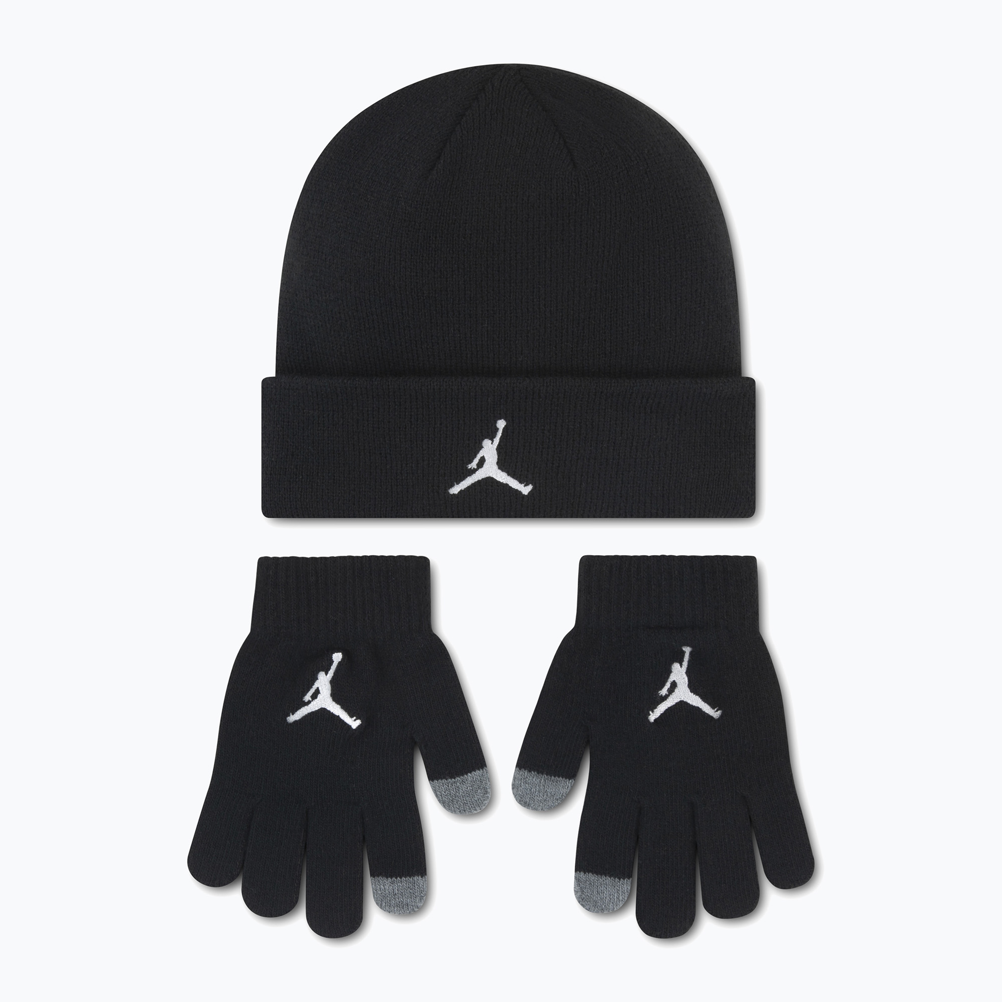 Czapka   rękawiczki dziecięce Nike Jordan Essentials Beanie Set black
