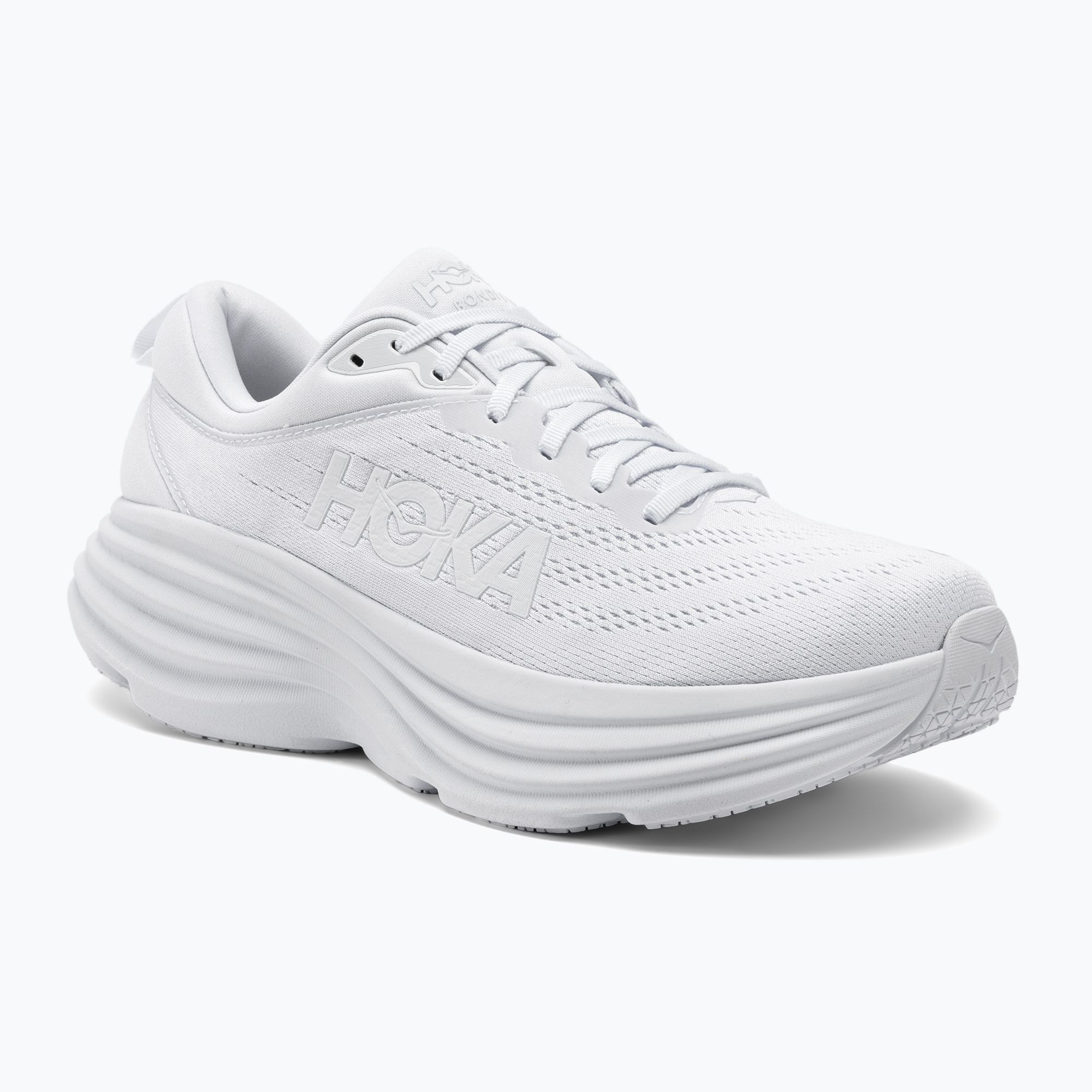 Buty do biegania męskie HOKA Bondi 8 white/white 
