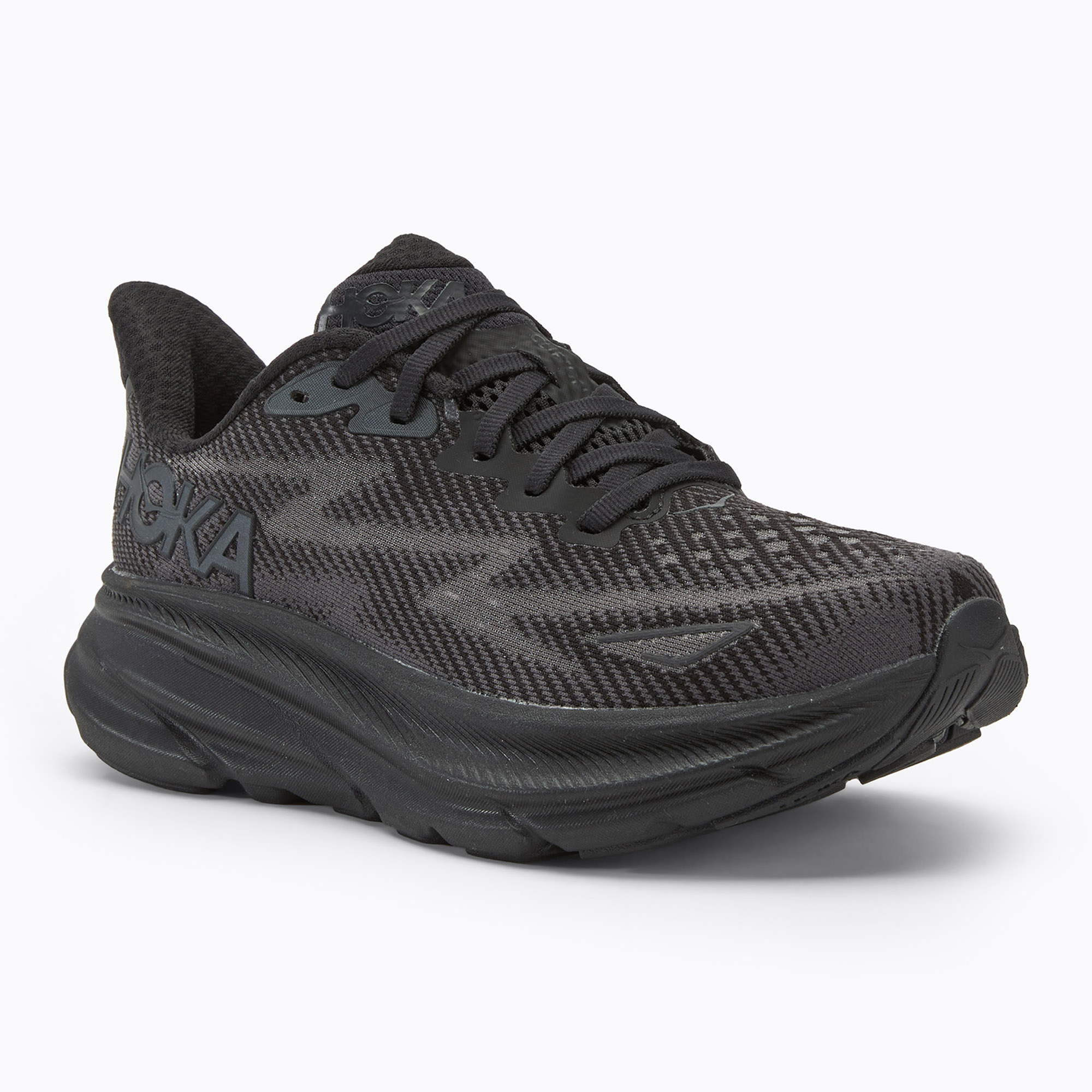Buty do biegania damskie HOKA Clifton 9 black/black 