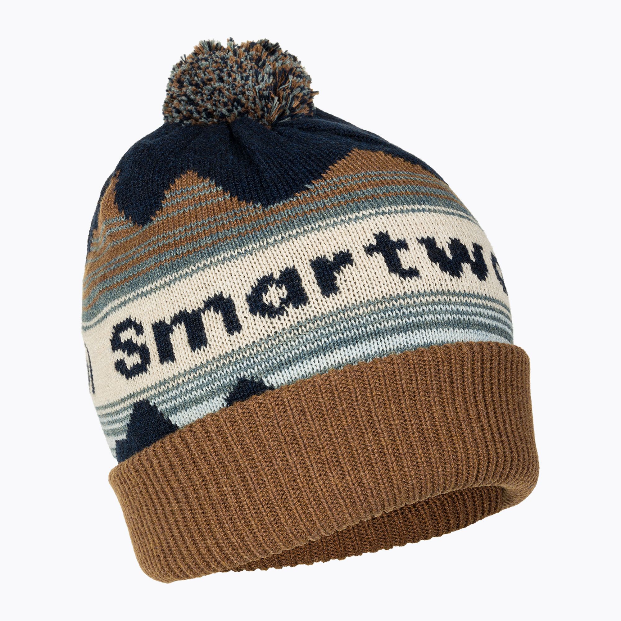 Czapka zimowa Smartwool Knit Winter Pattern POM deep navy heather 