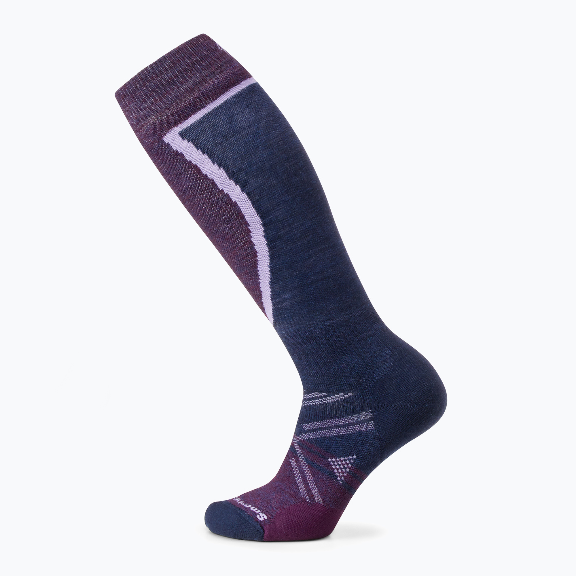 Șosete de schi Smartwool Ski Full Cushion OTC purple iris (Ski Full Cushion OTC SW001859L901)