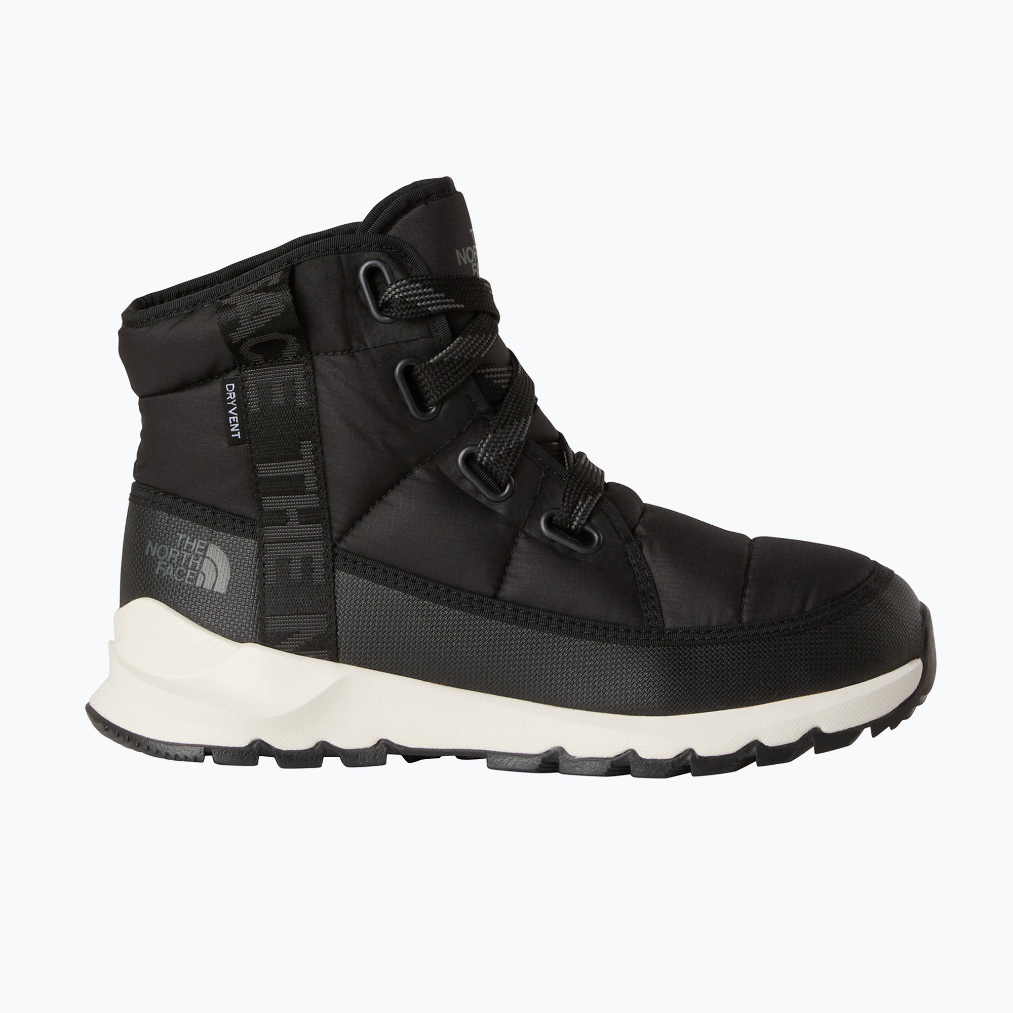 Śniegowce damskie The North Face Thermoball Lace Up Luxe Wp black/asphalt grey 