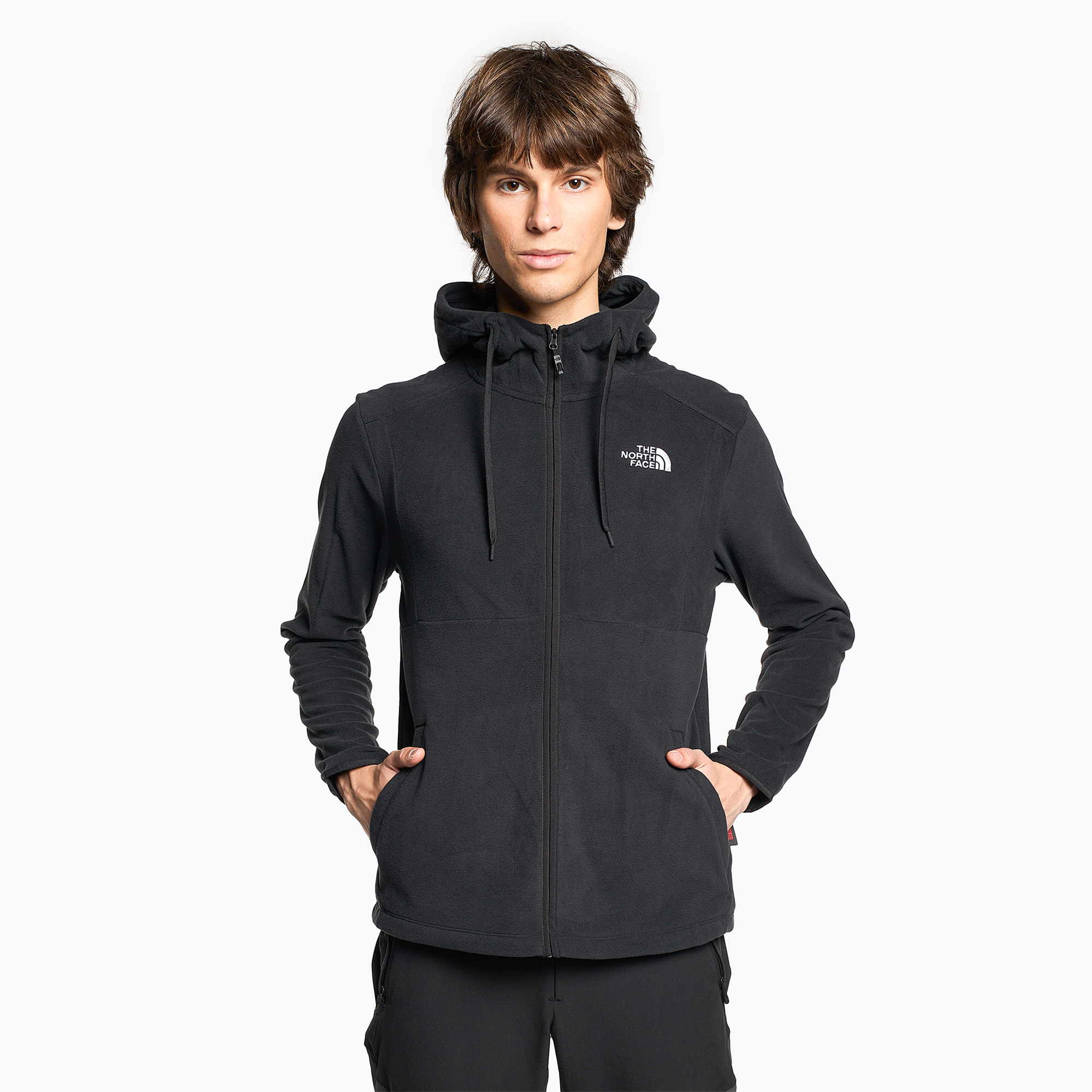 Bluza trekkingowa męska The North Face Homesafe Full Zip Fleece Hoodie black/black 