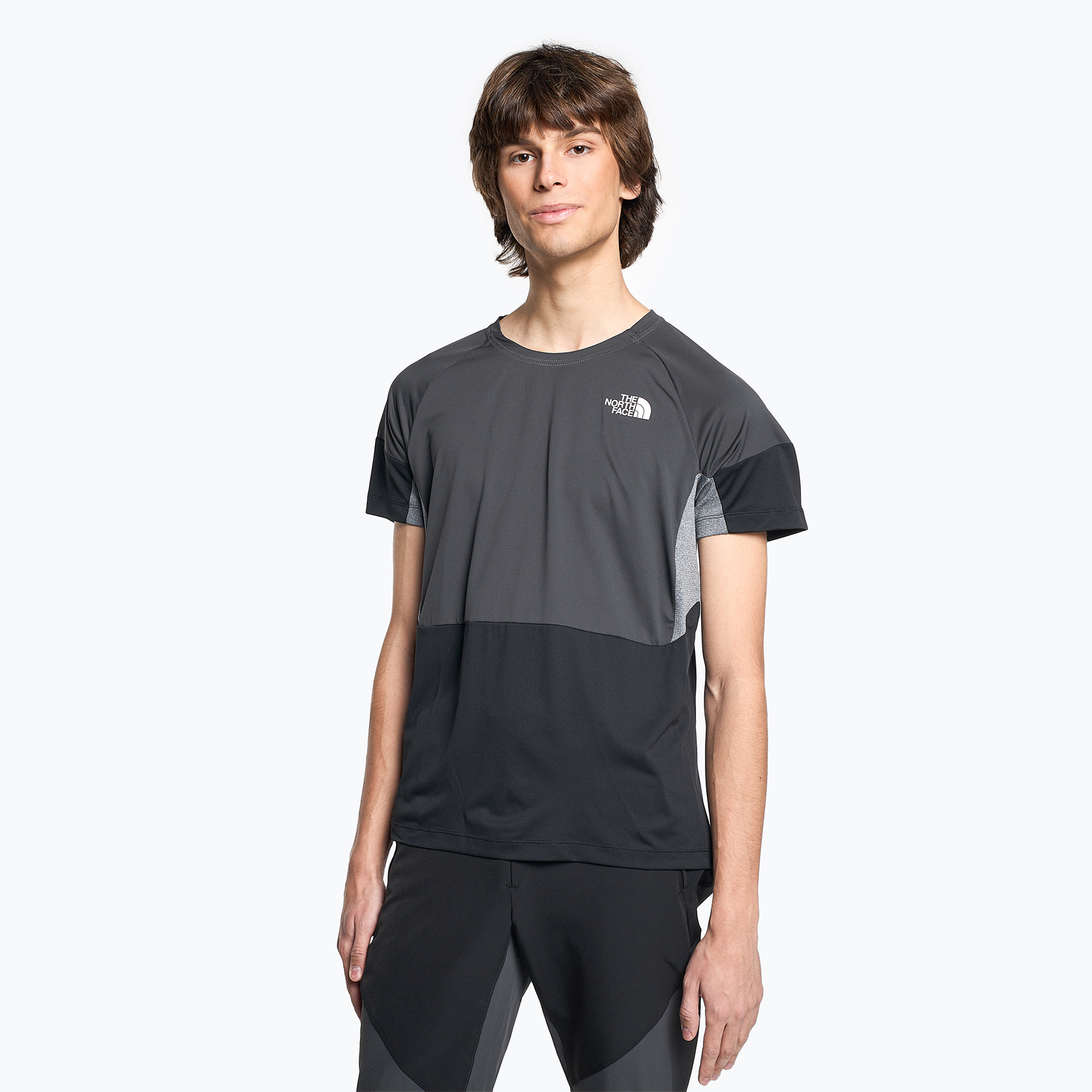 Koszulka trekkingowa męska The North Face Bolt Tech asphalt grey/black 
