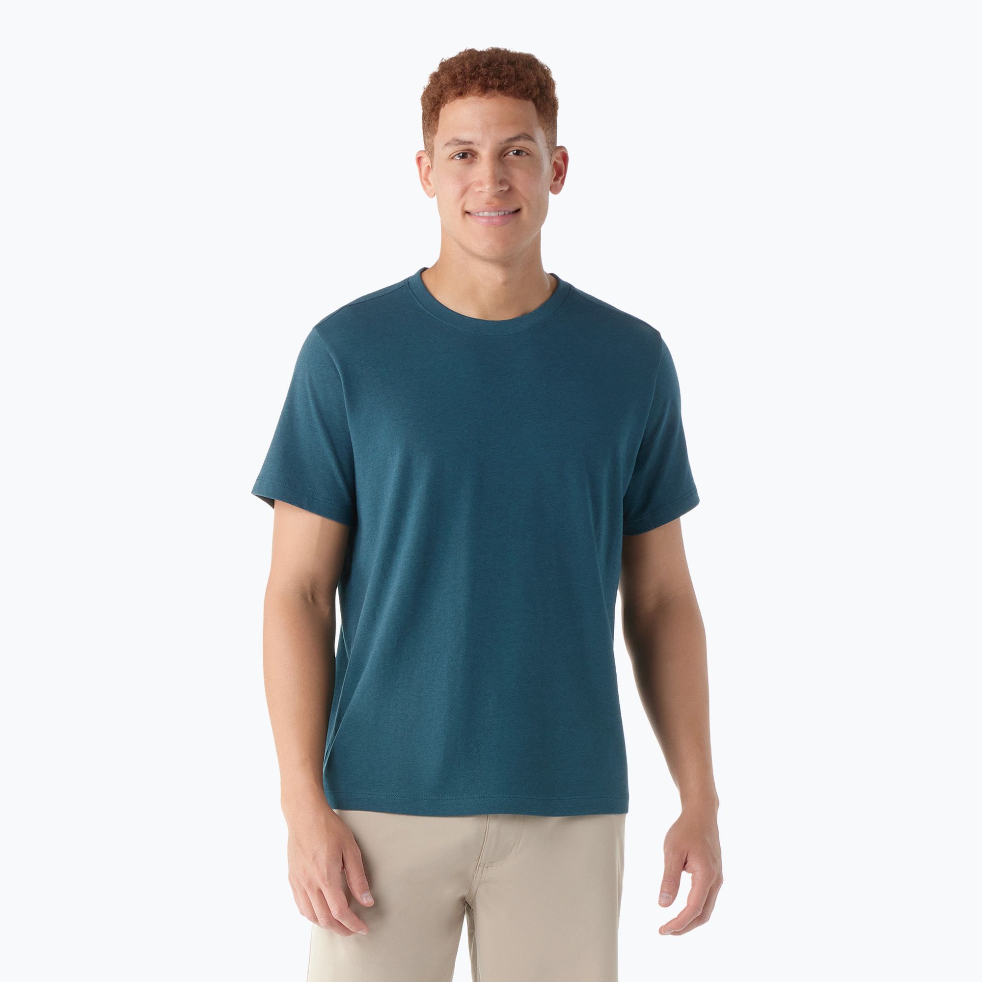 Koszulka męska Smartwool Perfect Crew Short Sleeve twilight blue 