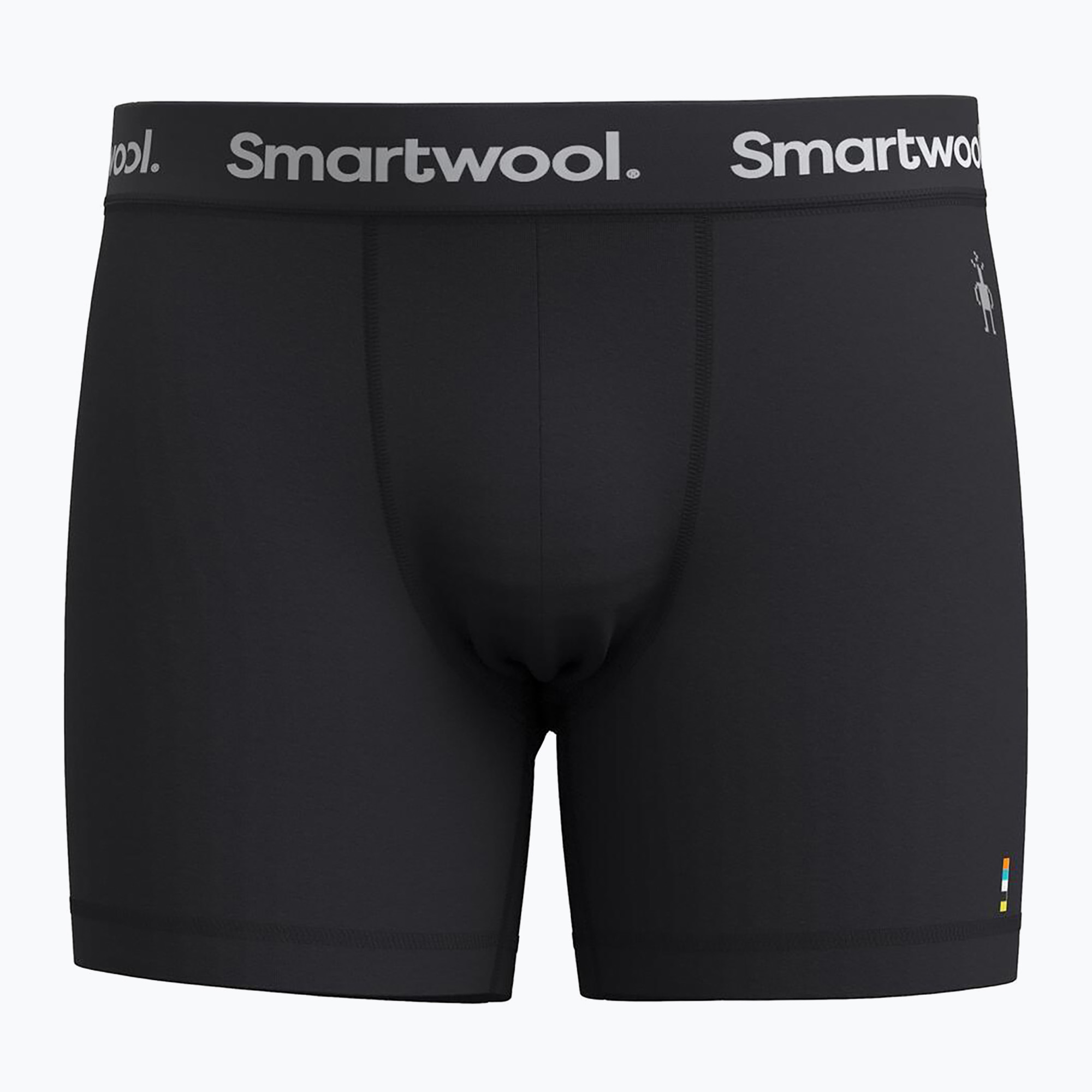 Мъжки термоактивни боксерки Smartwool Everyday Merino Boxer Brief Boxed black