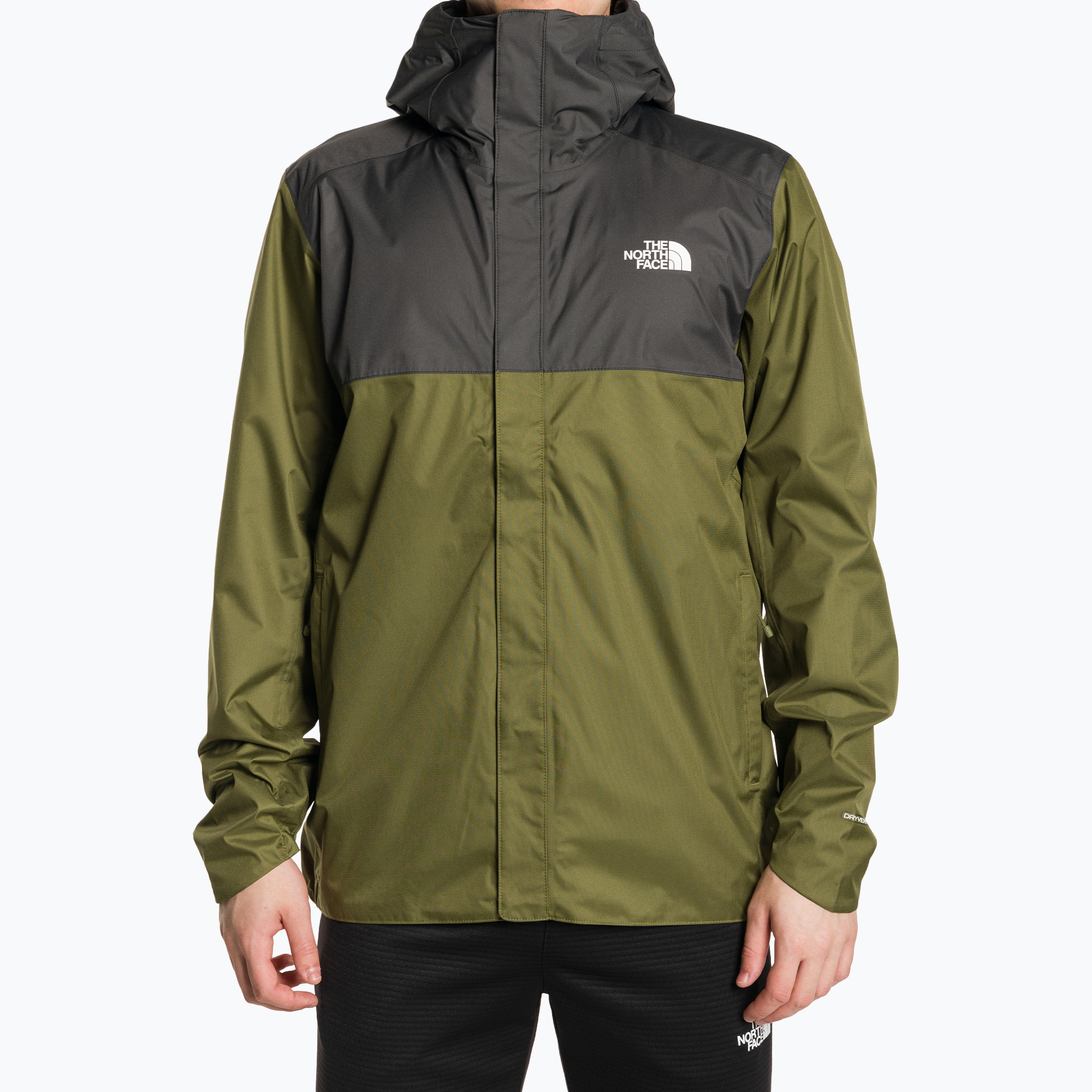 Kurtka przeciwdeszczowa męska The North Face Quest Zip-In forest olive/asphalt grey 