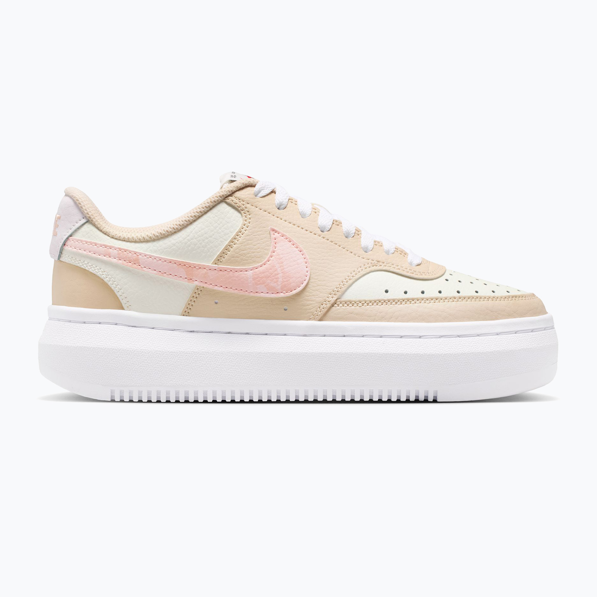 Buty damskie Nike Court Vision Alta sail/white/sanddrift/arctic orange 