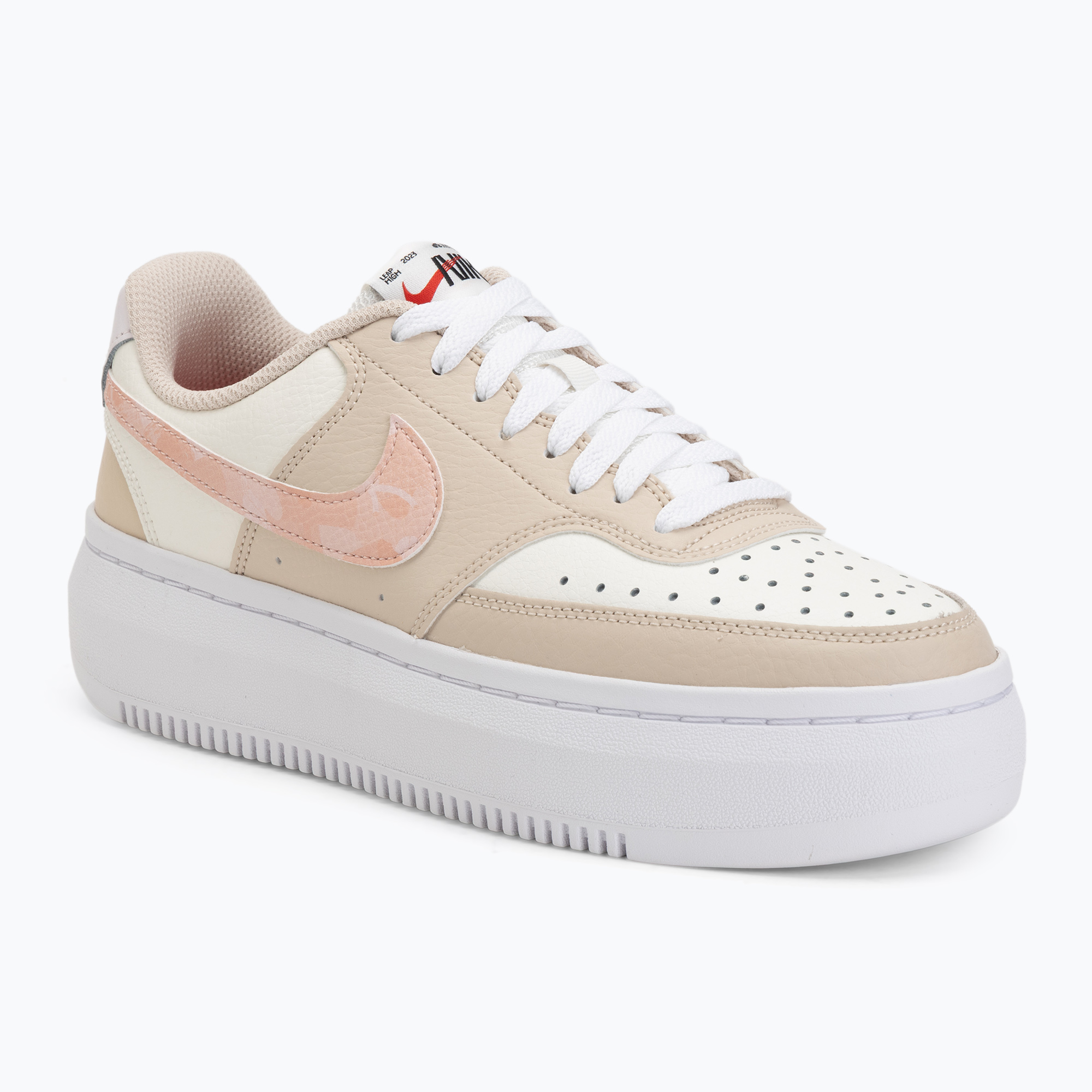 Buty damskie Nike Court Vision Alta sail/white/sanddrift/arctic orange 