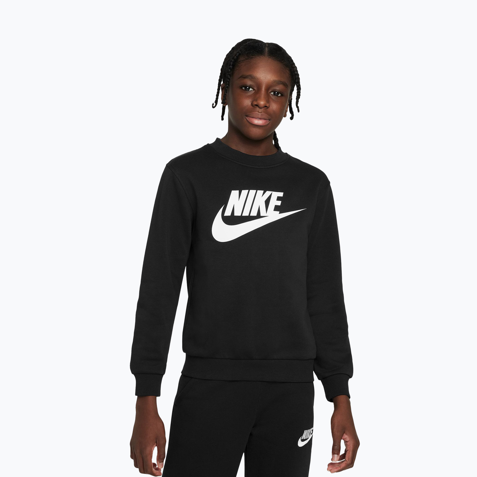 Bluza dziecięca Nike Sportswear Club Fleece comet black/white 