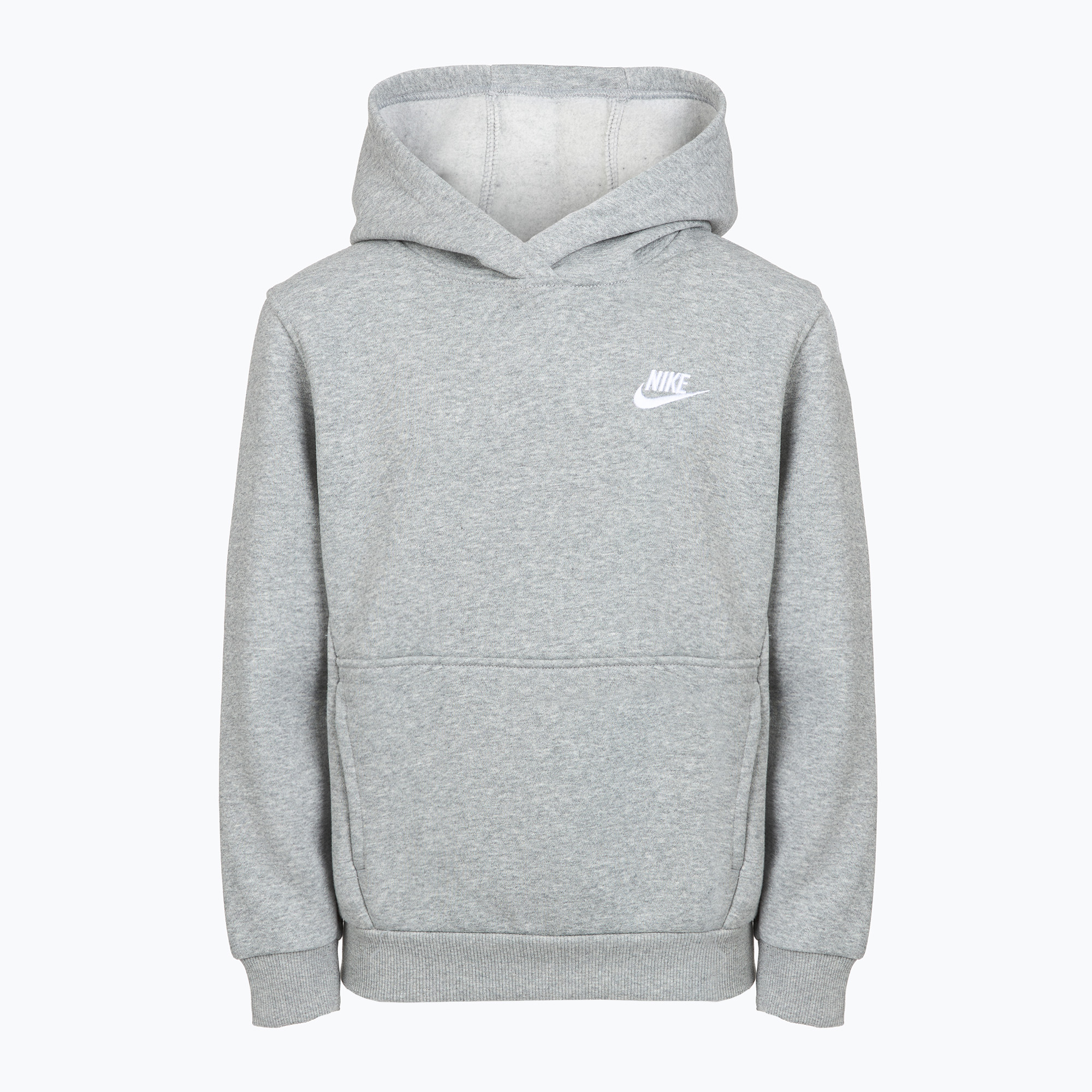 Детски суитшърт Nike Sportswear Club Fleece dark grey heather/white