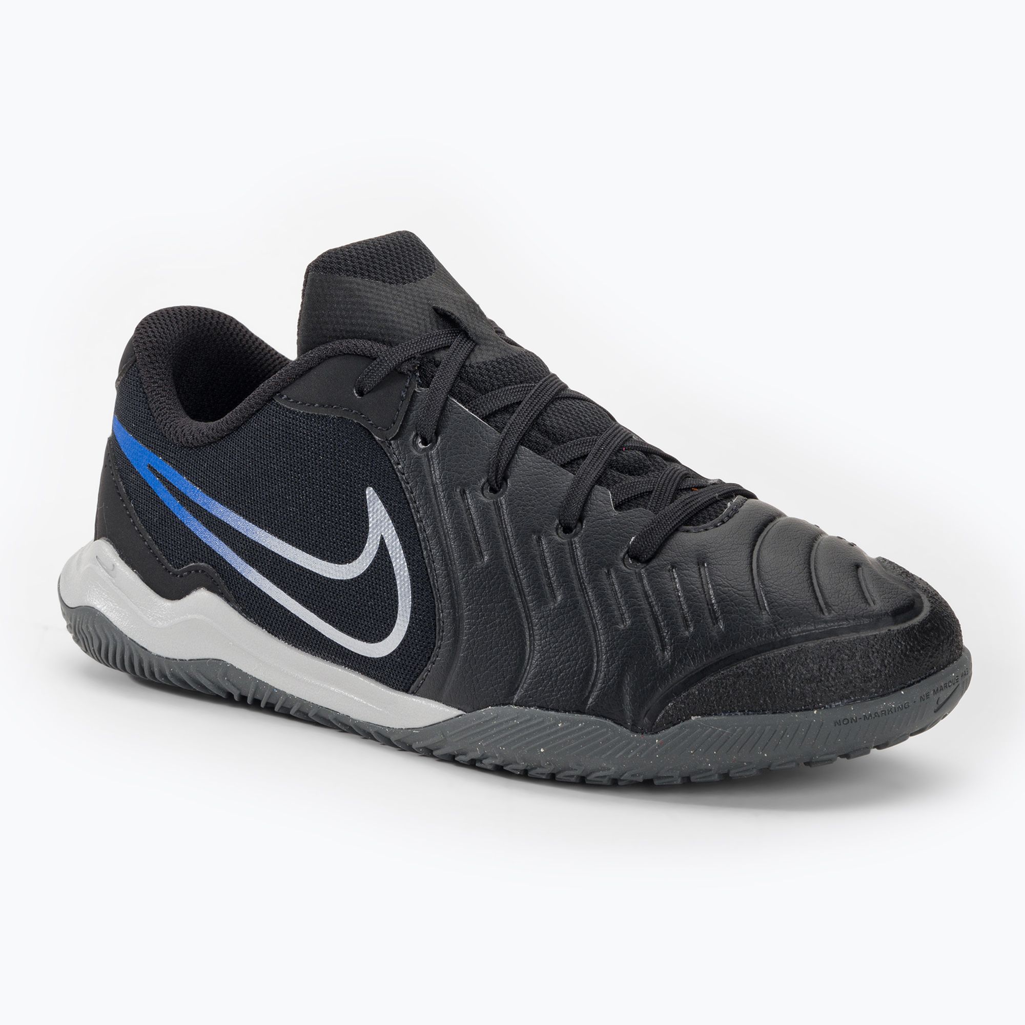 Buty do piłki do nożnej dziecięce Nike Jr Legend 10 Academy IC black/chrome/hyper real 