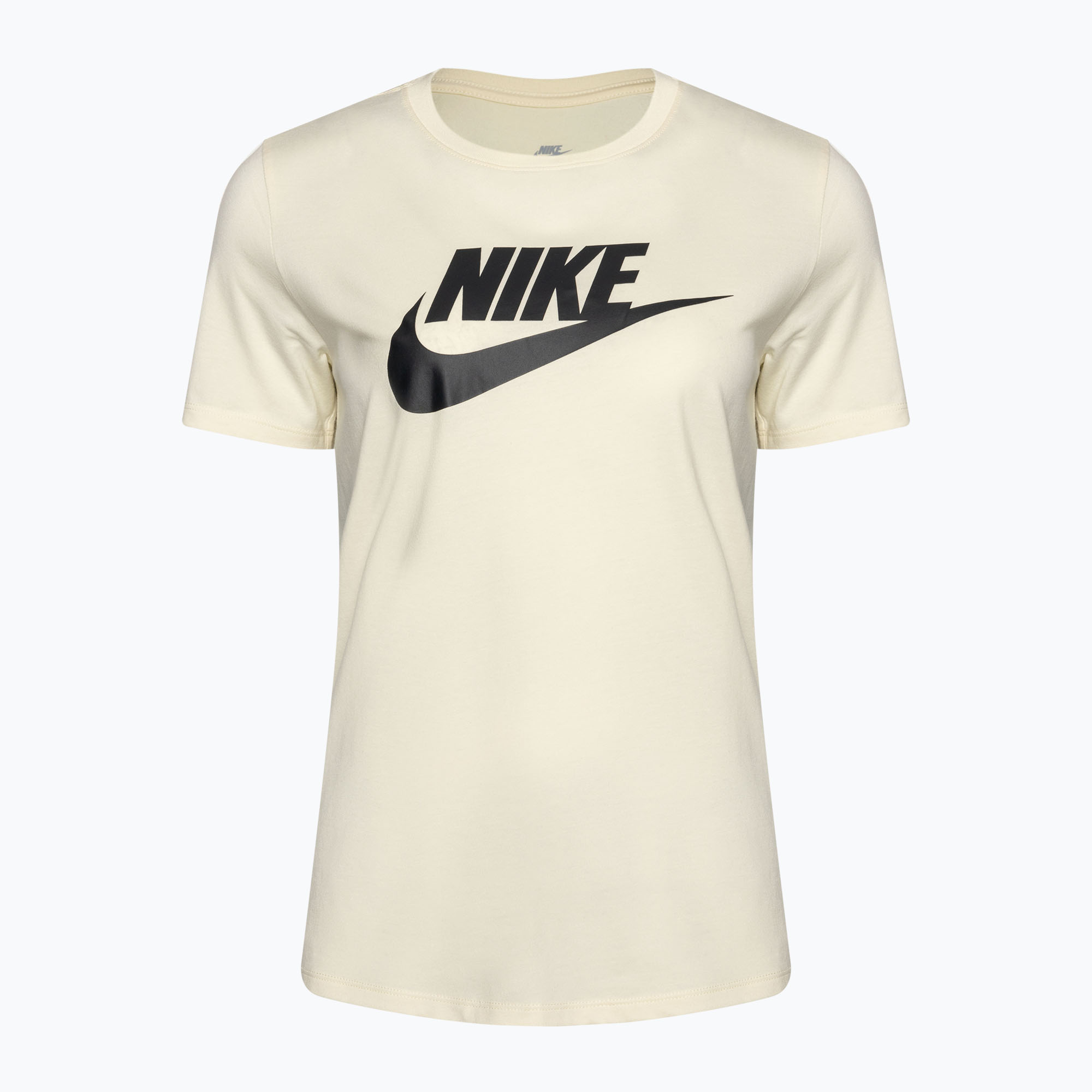 Koszulka damska Nike Sportswear Club Essentials Logo coconut milk/black 