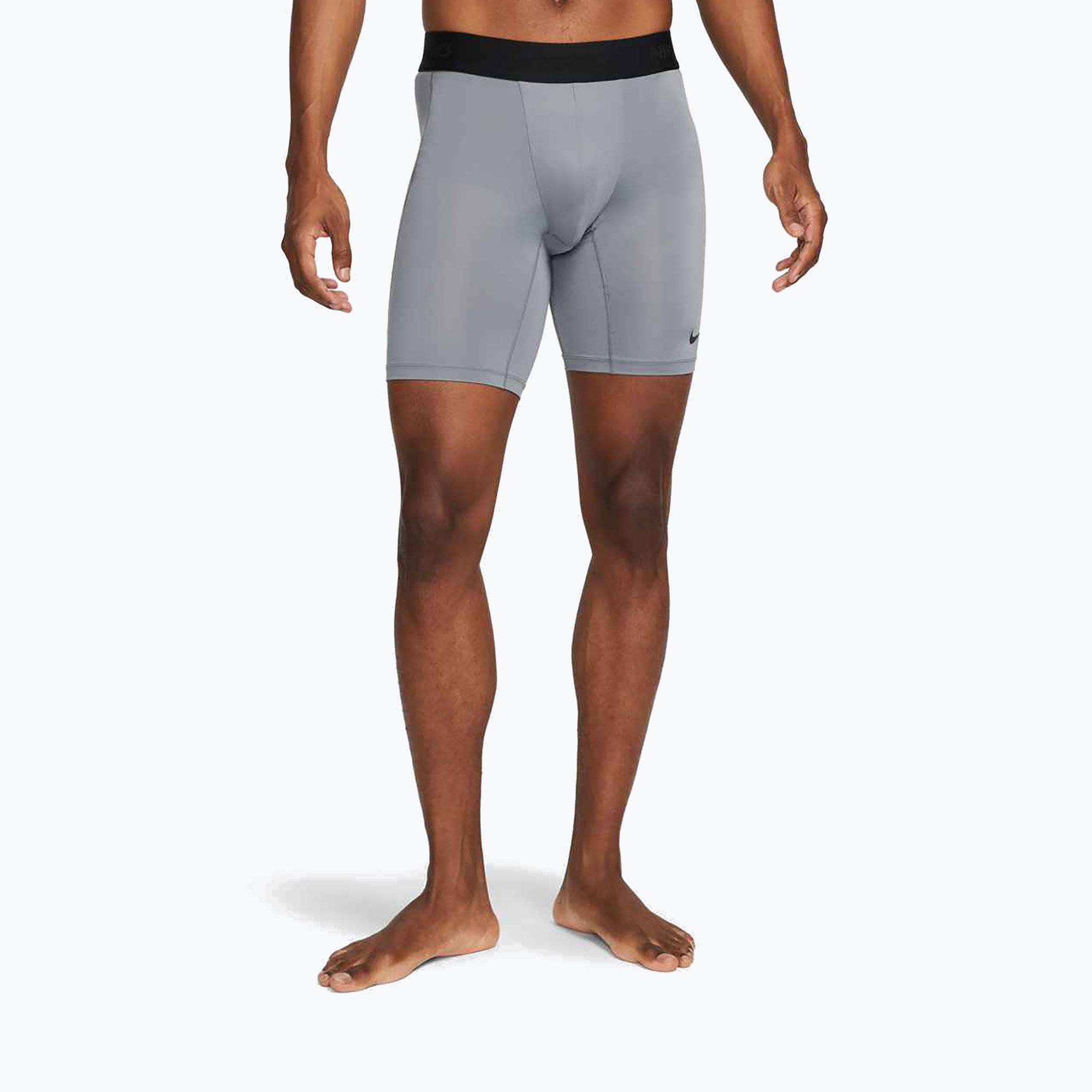 Spodenki treningowe męskie Nike Pro Dri-Fit Fitness Long smoke grey/black 