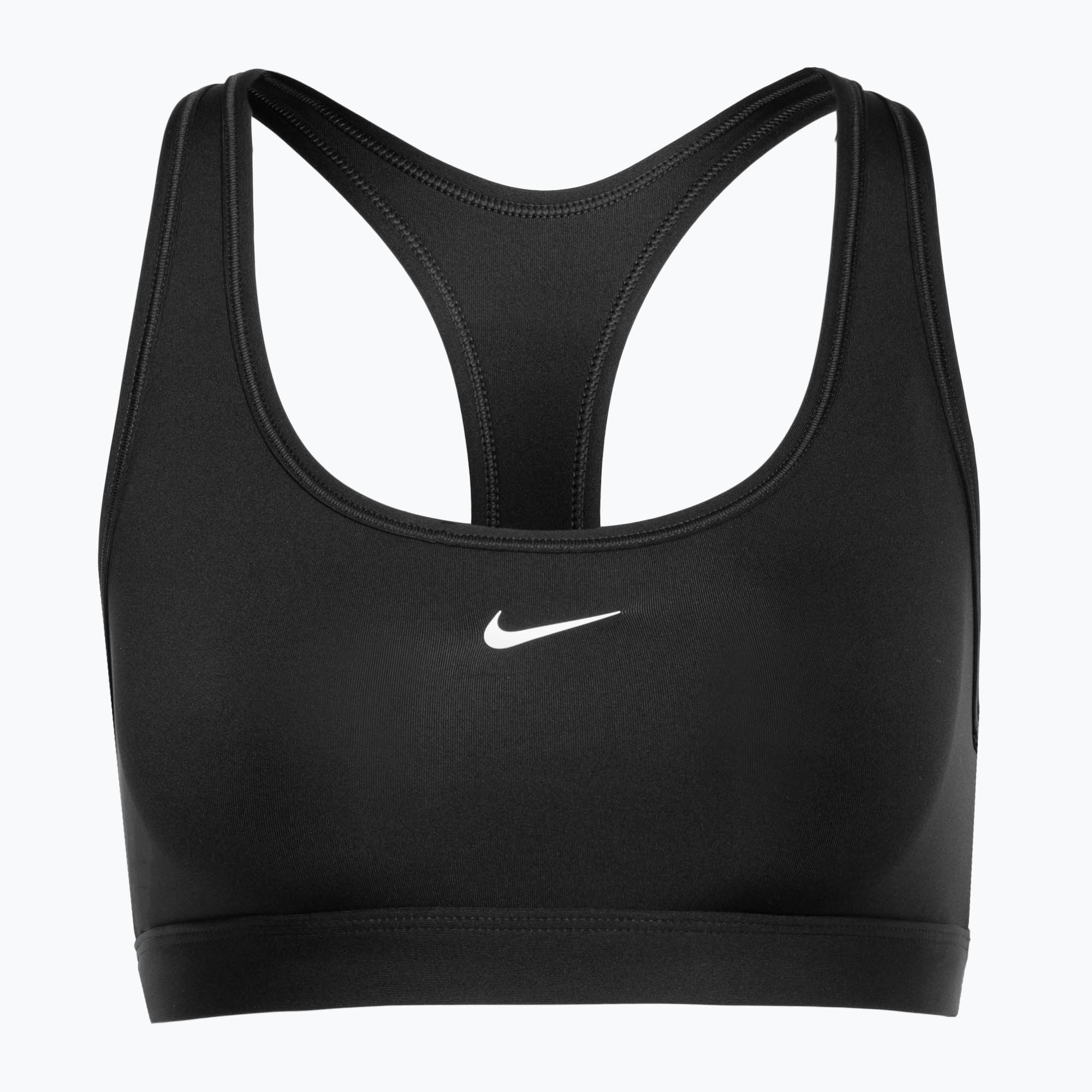 Biustonosz treningowy Nike Swoosh Light Support black/white 
