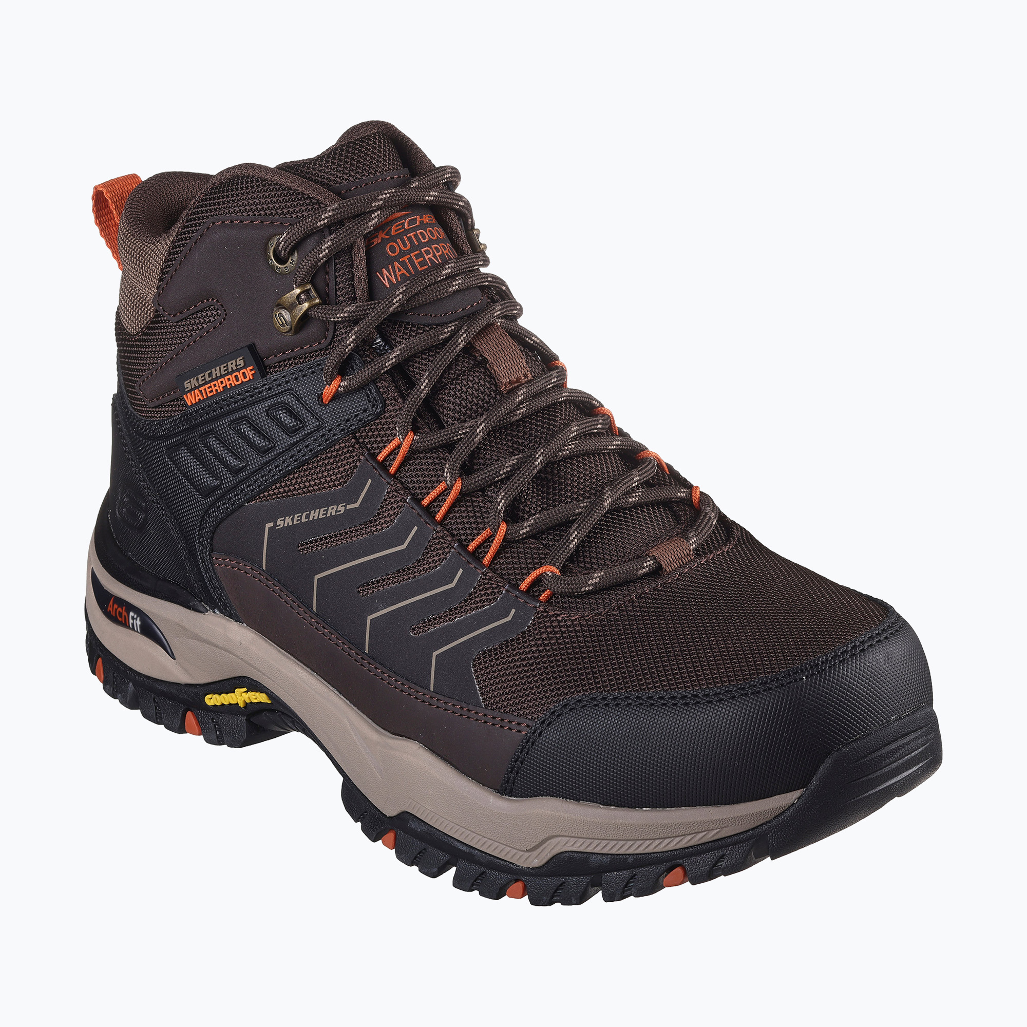 Buty męskie SKECHERS Arch Fit Dawson Raveno brown 