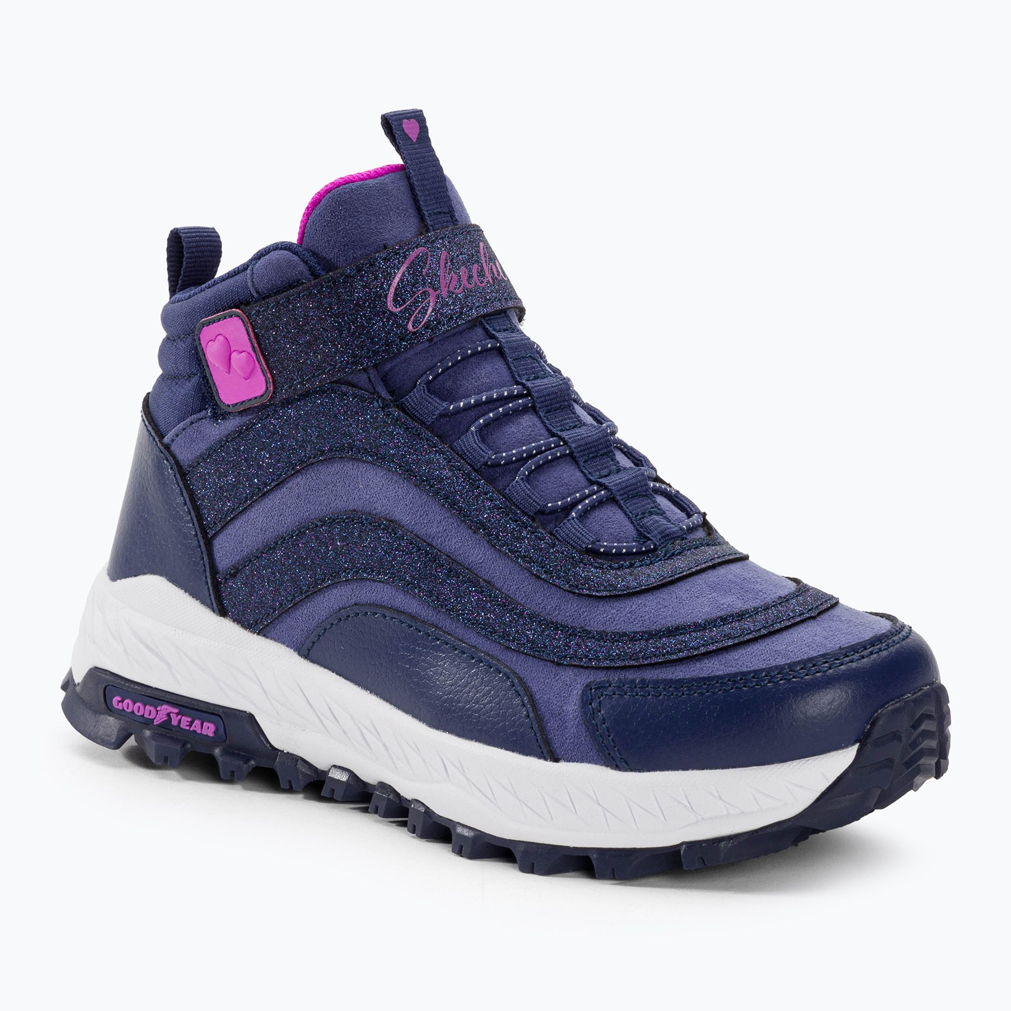 Buty dziecięce SKECHERS Fuse Tread Wild Adventure navy 