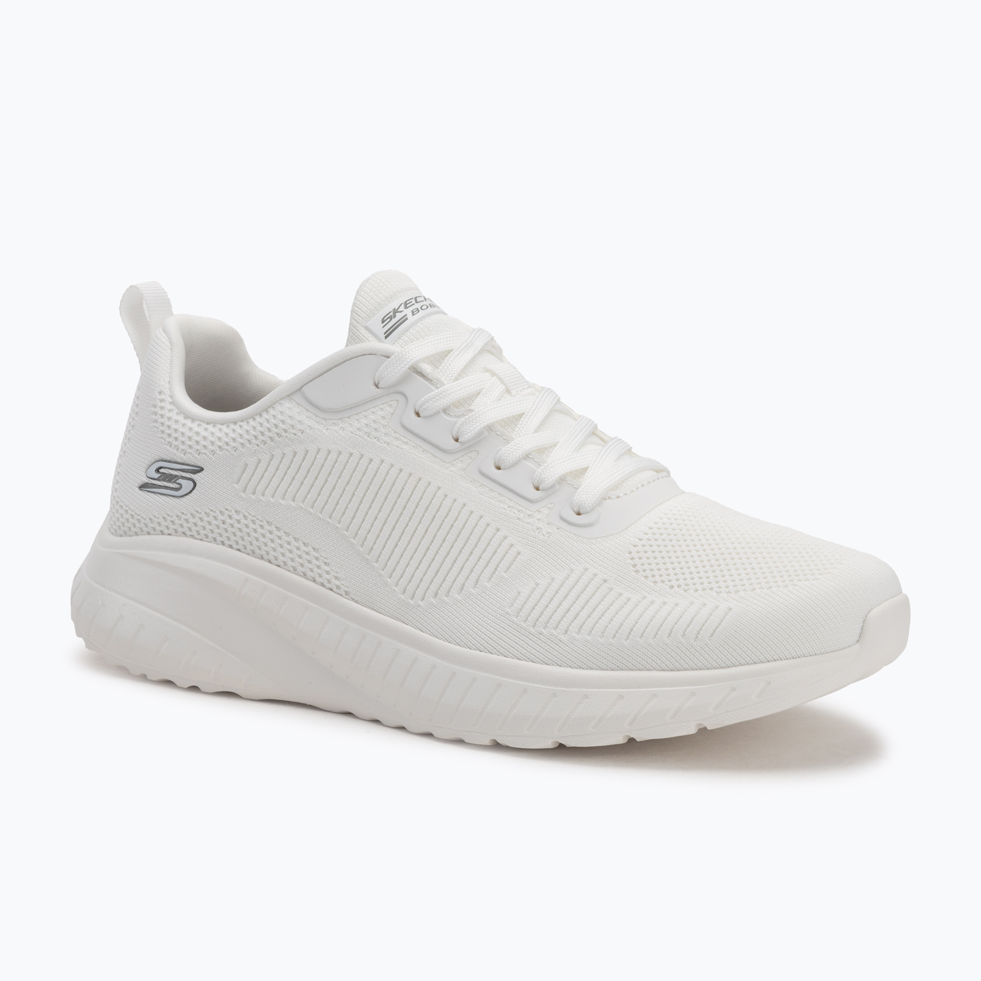 Buty męskie SKECHERS Bobs Squad Chaos Prism Bold off white 