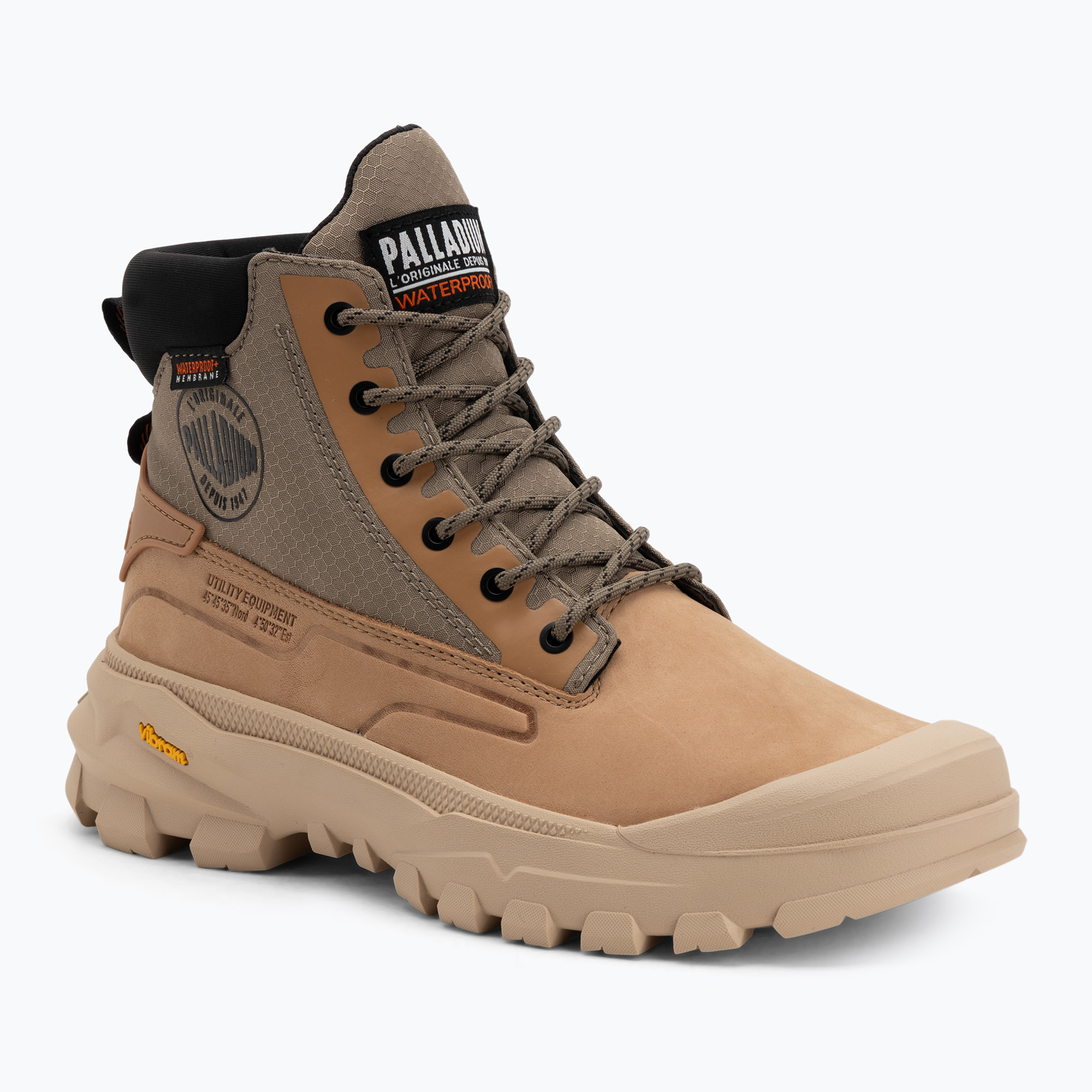 Buty męskie Palladium Pallarider SC WP+ dusky green/brown 