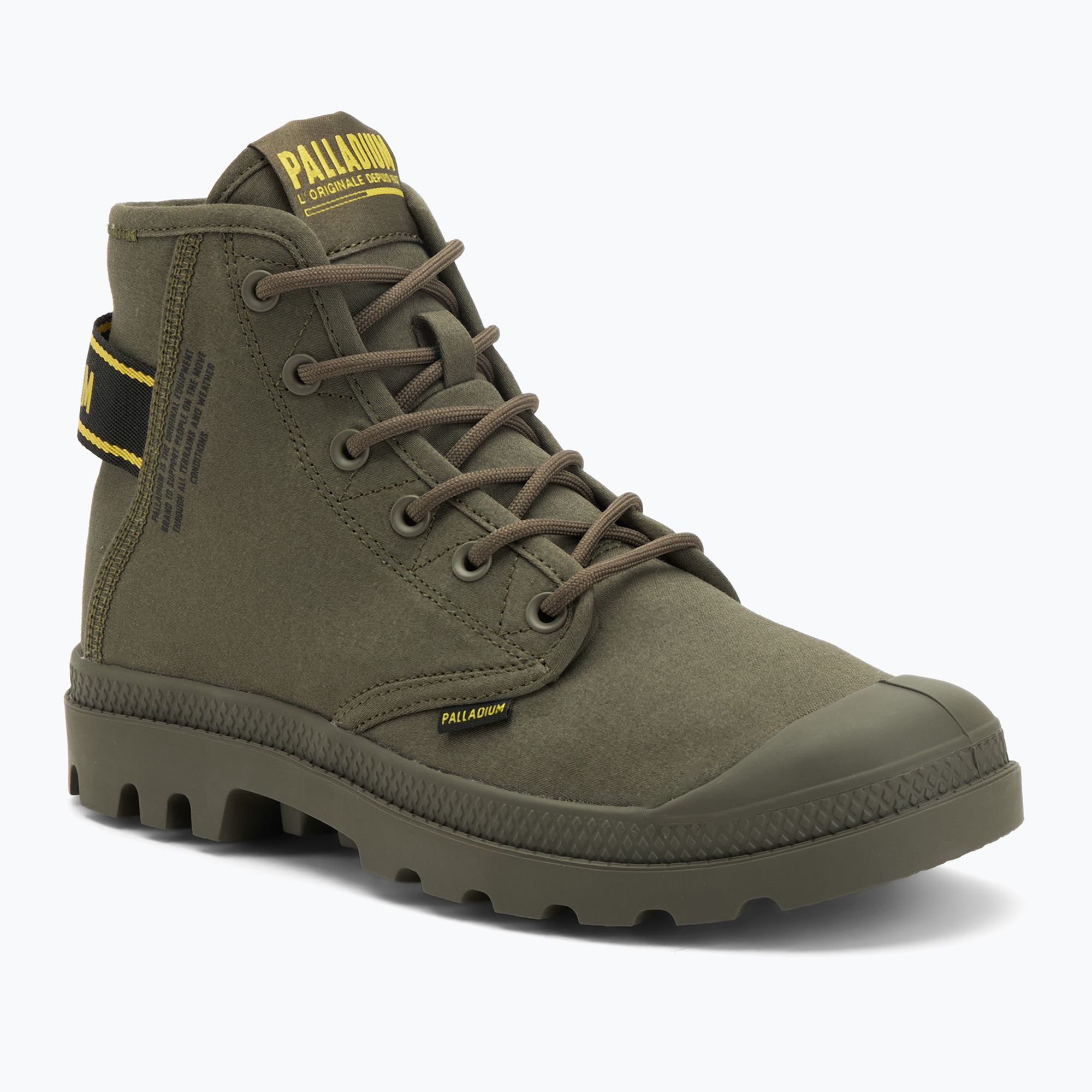Buty Palladium Pampa Hi Dare II olive night 