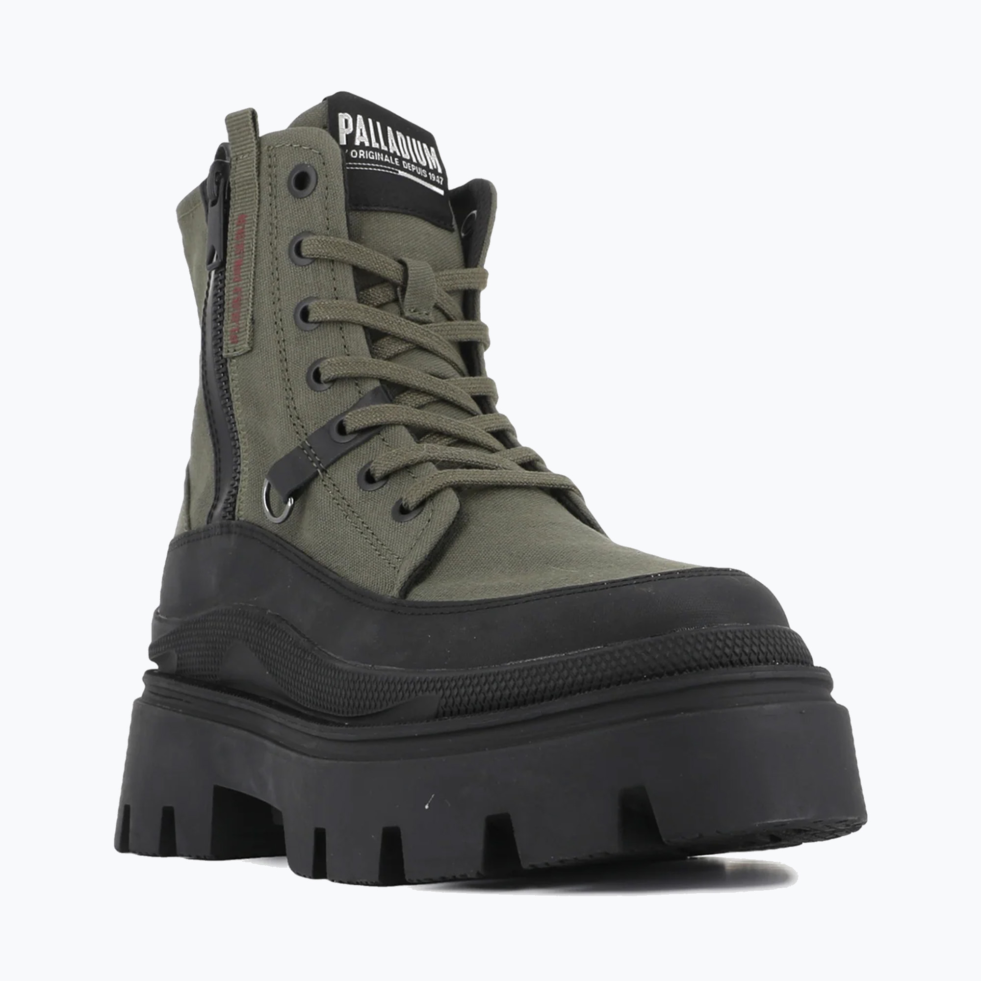 Buty męskie Palladium Pallasquad Zip TX olive night 