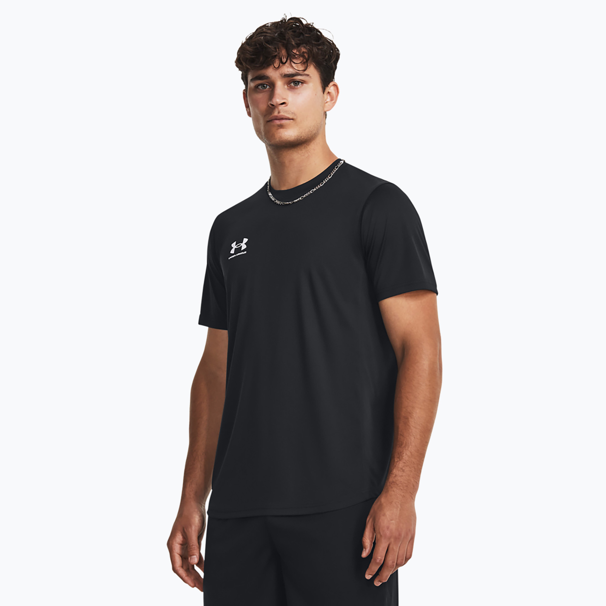 Maglia da calcio Under Armour Challenger Train uomo nero/bianco (XXL) (Challenger Train SS 1379589-001)