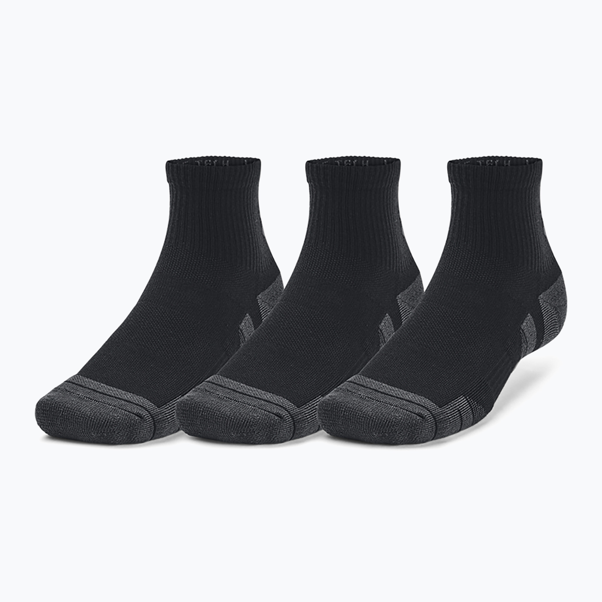 Under Armour Performance Tech 3 Pack edzőzokni fekete/fekete/sugár szürke (Performance Tech 1379510-001)