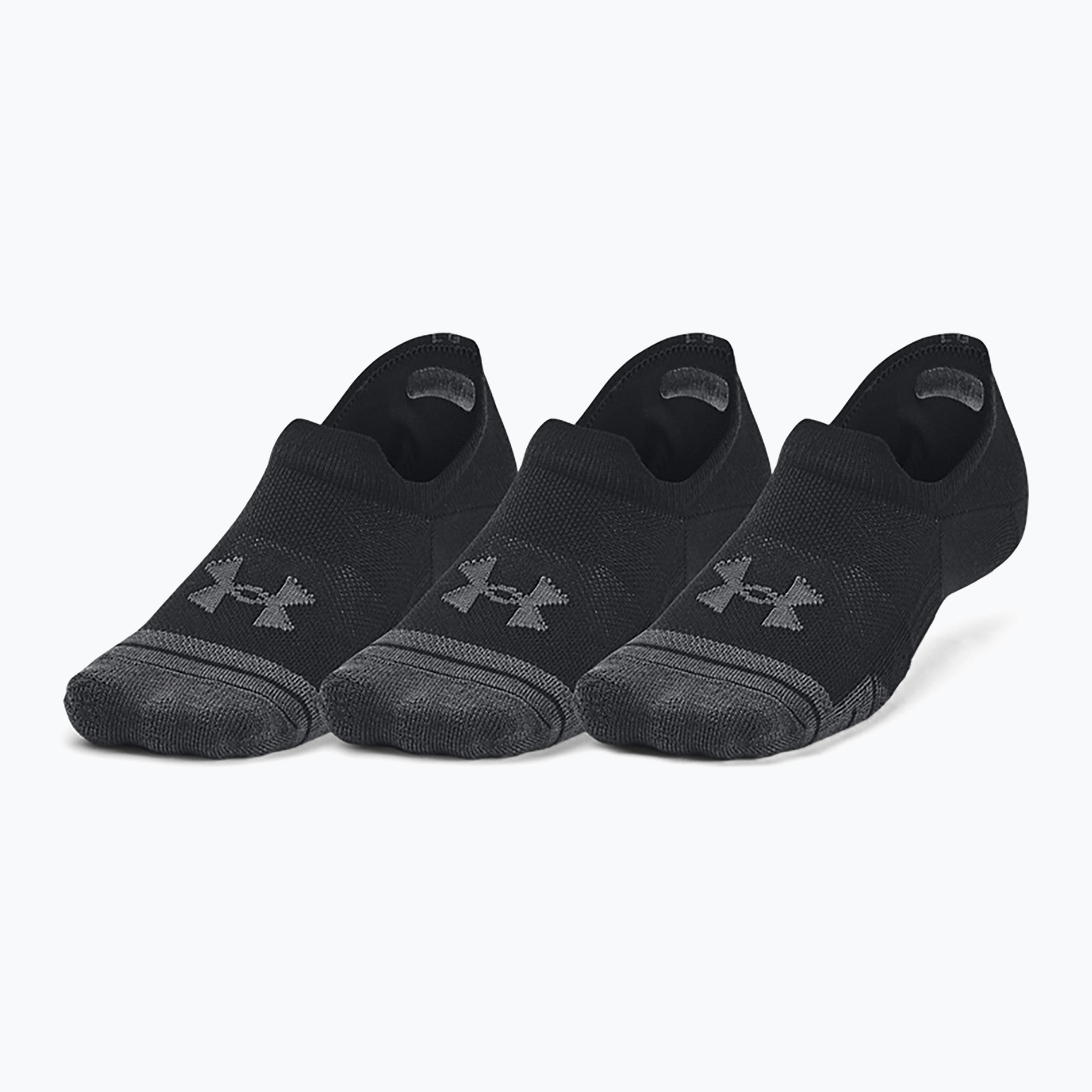 Under Armour Performance Tech Ultra Low zokni 3 pár fekete/fekete/sugár szürke (Performance Tech Ultra Low 1379502-001)