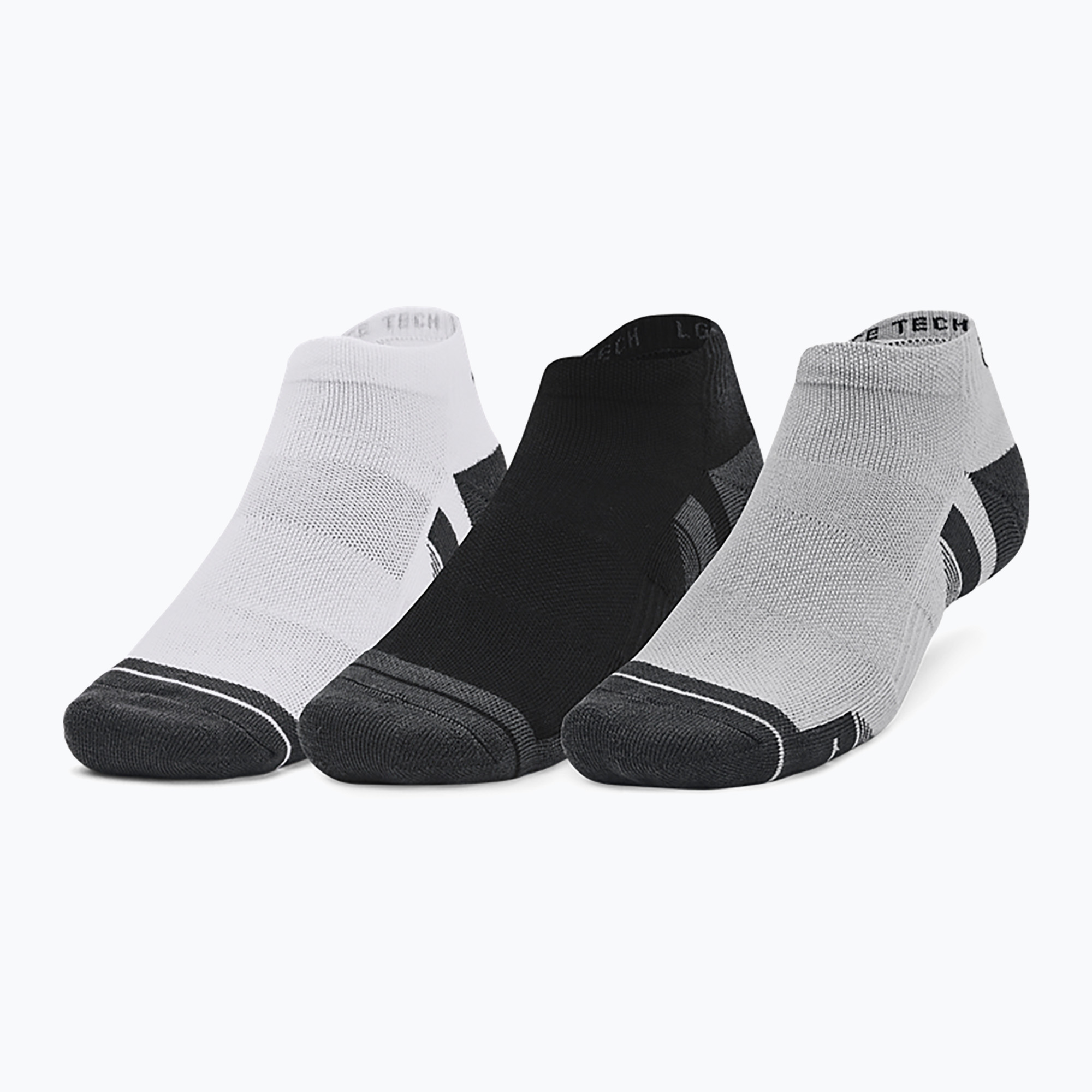 Under Armour Performance Tech Low zokni 3 pár mod szürke/fehér/sugárszürke (Performance Tech Low 1379504-011)